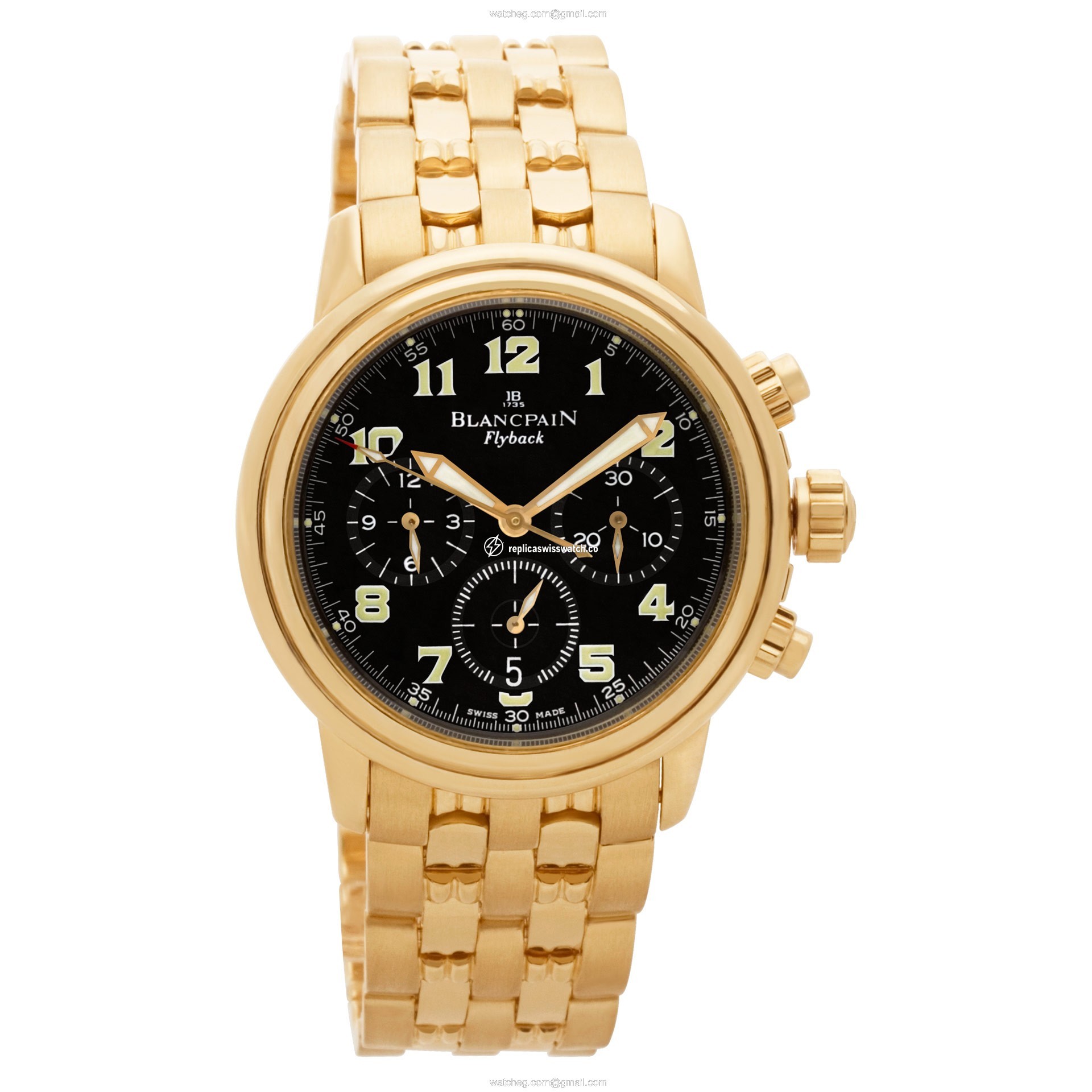 Blancpain 111 Flyback Chrono Automatic Male 18k yellow gold Watches Blancpain 111 Flyback Chrono Automatic Male 18k yellow gold Watches