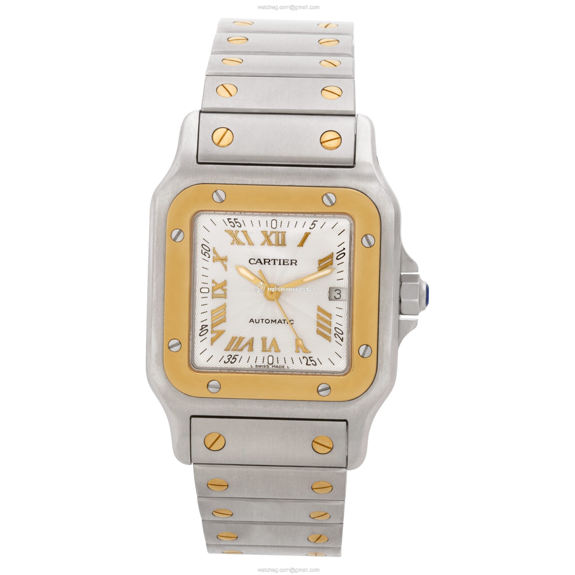 Cartier 2319 Santos Automatic Unisex 18k gold & Stainless Steel Watches Cartier 2319 Santos Automatic Unisex 18k gold & Stainless Steel Watches