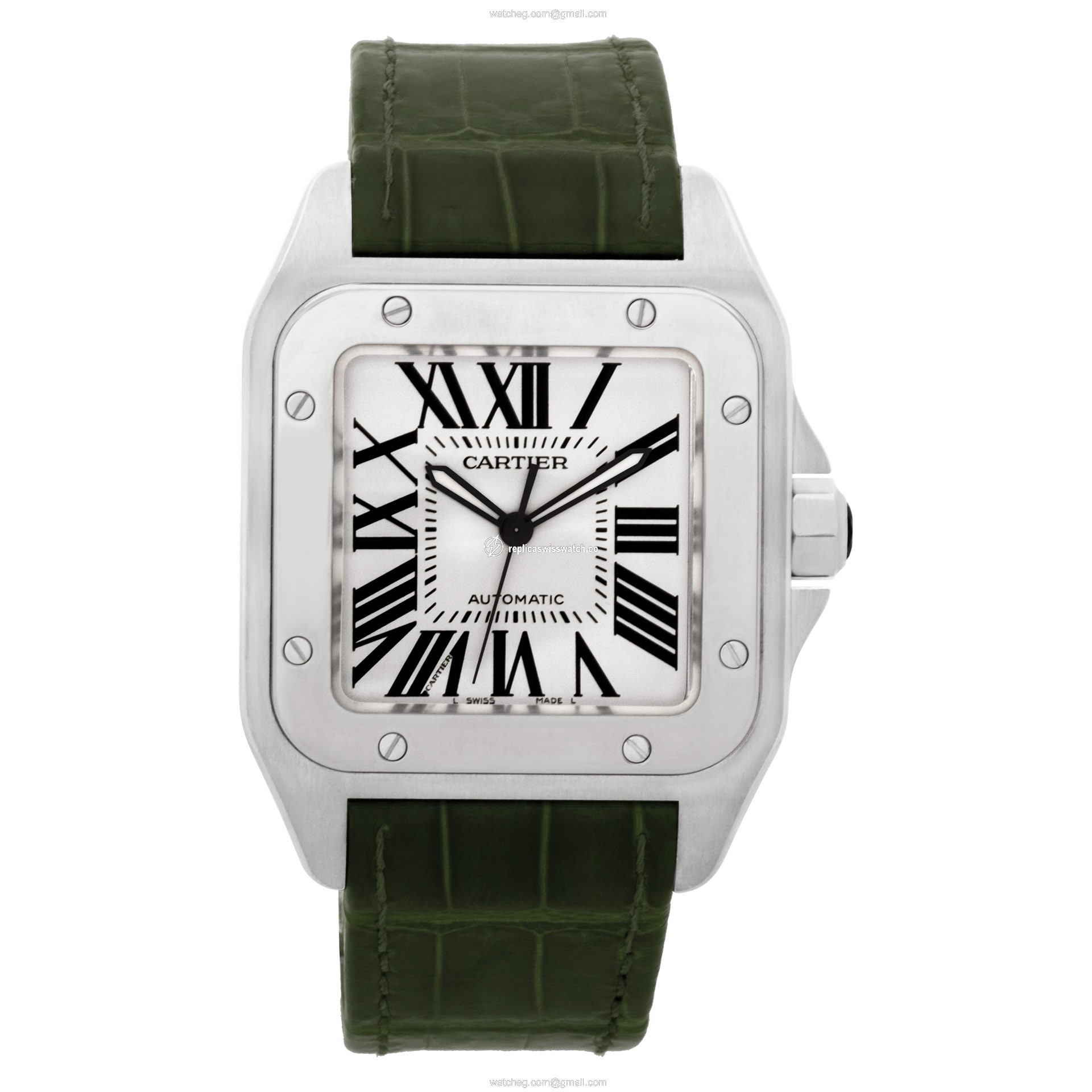 Cartier W20073X8 Santos Automatic Male Stainless Steel Watches Cartier W20073X8 Santos Automatic Male Stainless Steel Watches