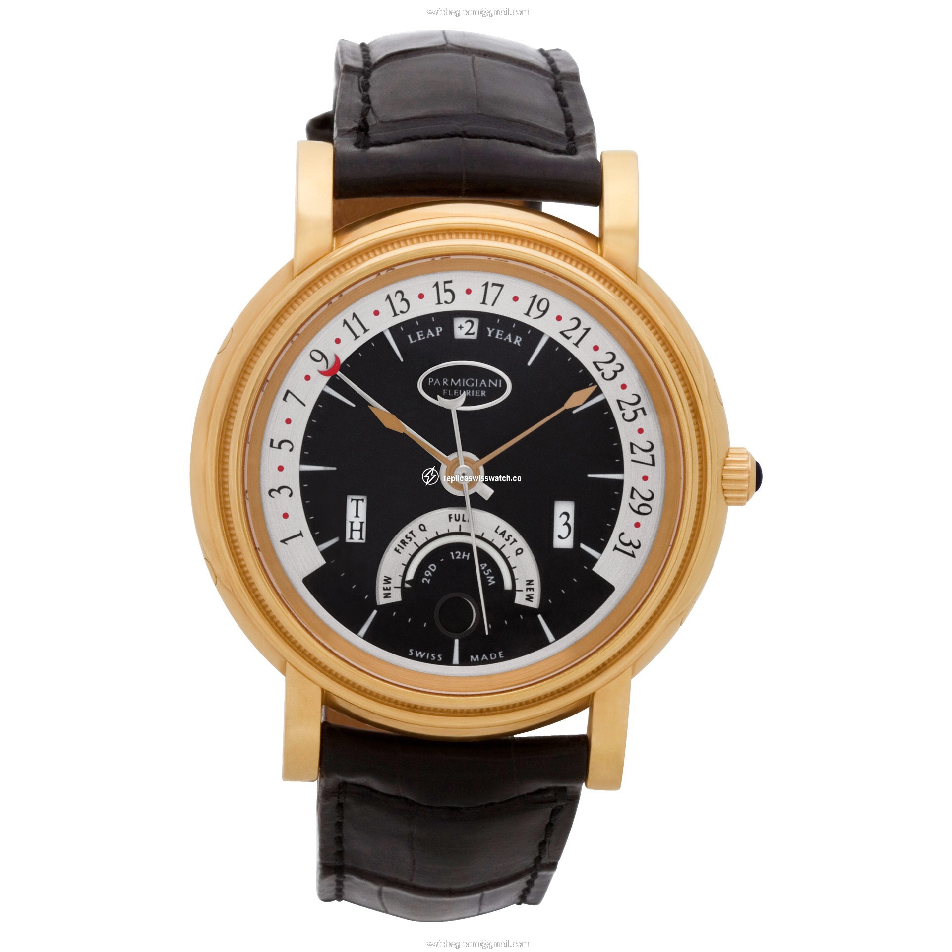 Parmigiani Parmigiani 4443 Fleurier Automatic Male 18k Pink Gold Watches Parmigiani Parmigiani 4443 Fleurier Automatic Male 18k Pink Gold Watches