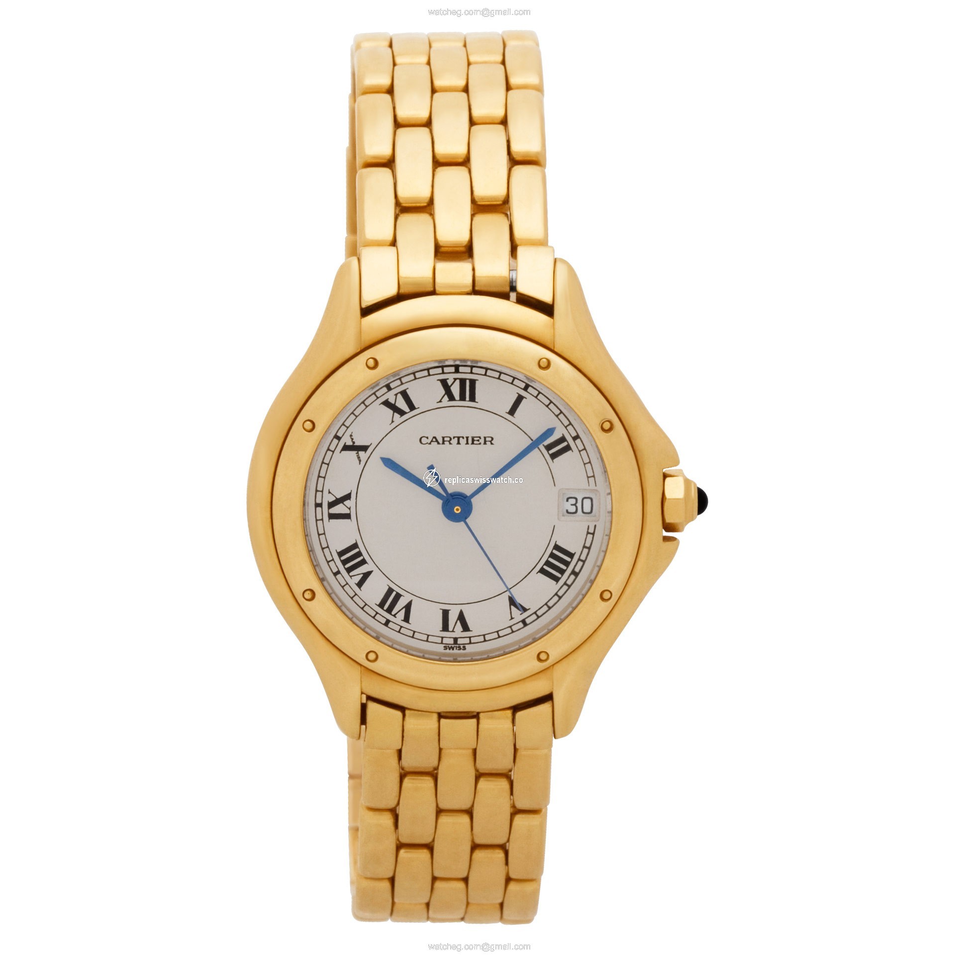 Cartier 887906 Cougar Quartz Female 18k yellow gold Watches Cartier 887906 Cougar Quartz Female 18k yellow gold Watches
