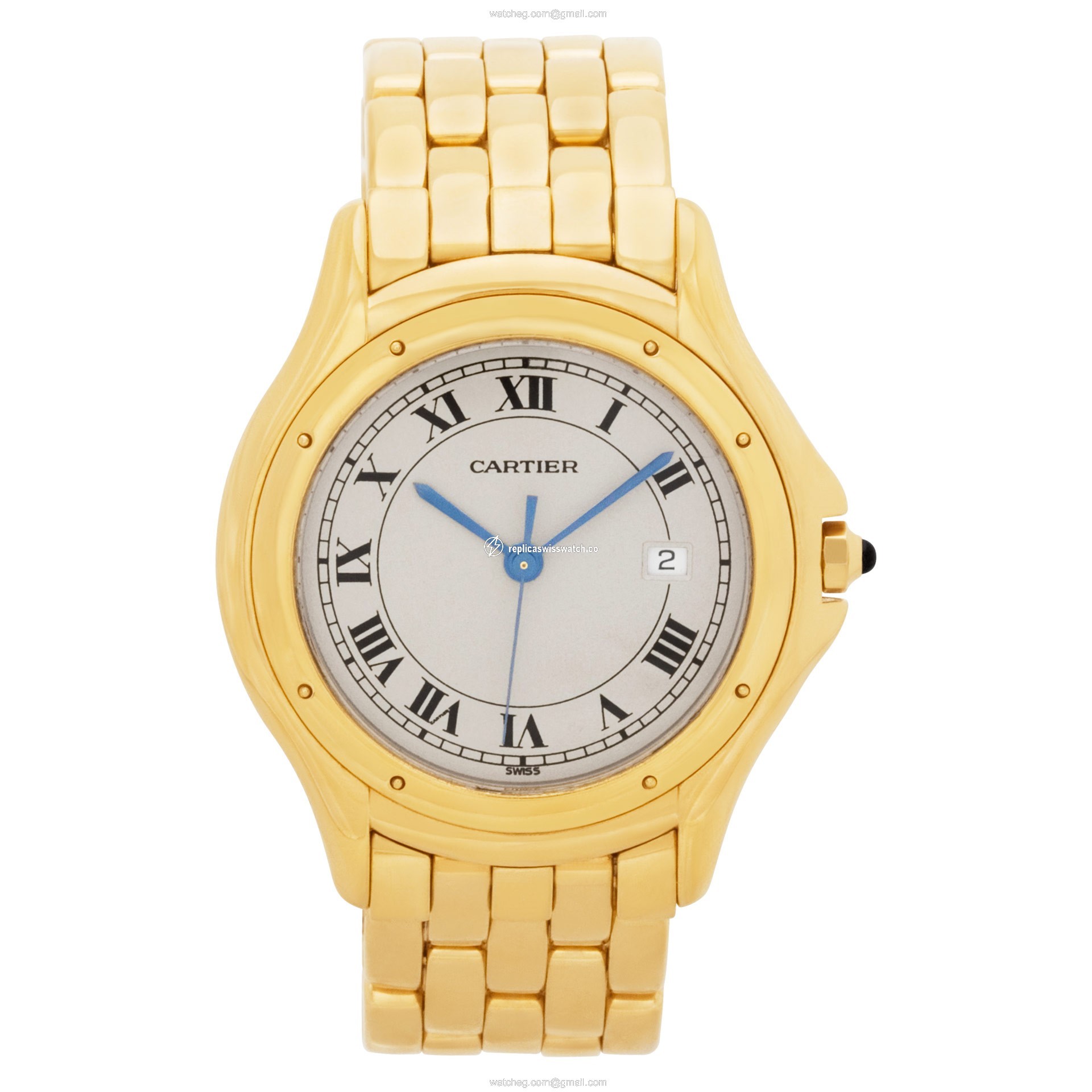 Cartier 887920 Cougar Quartz Unisex 18k yellow gold Watches Cartier 887920 Cougar Quartz Unisex 18k yellow gold Watches