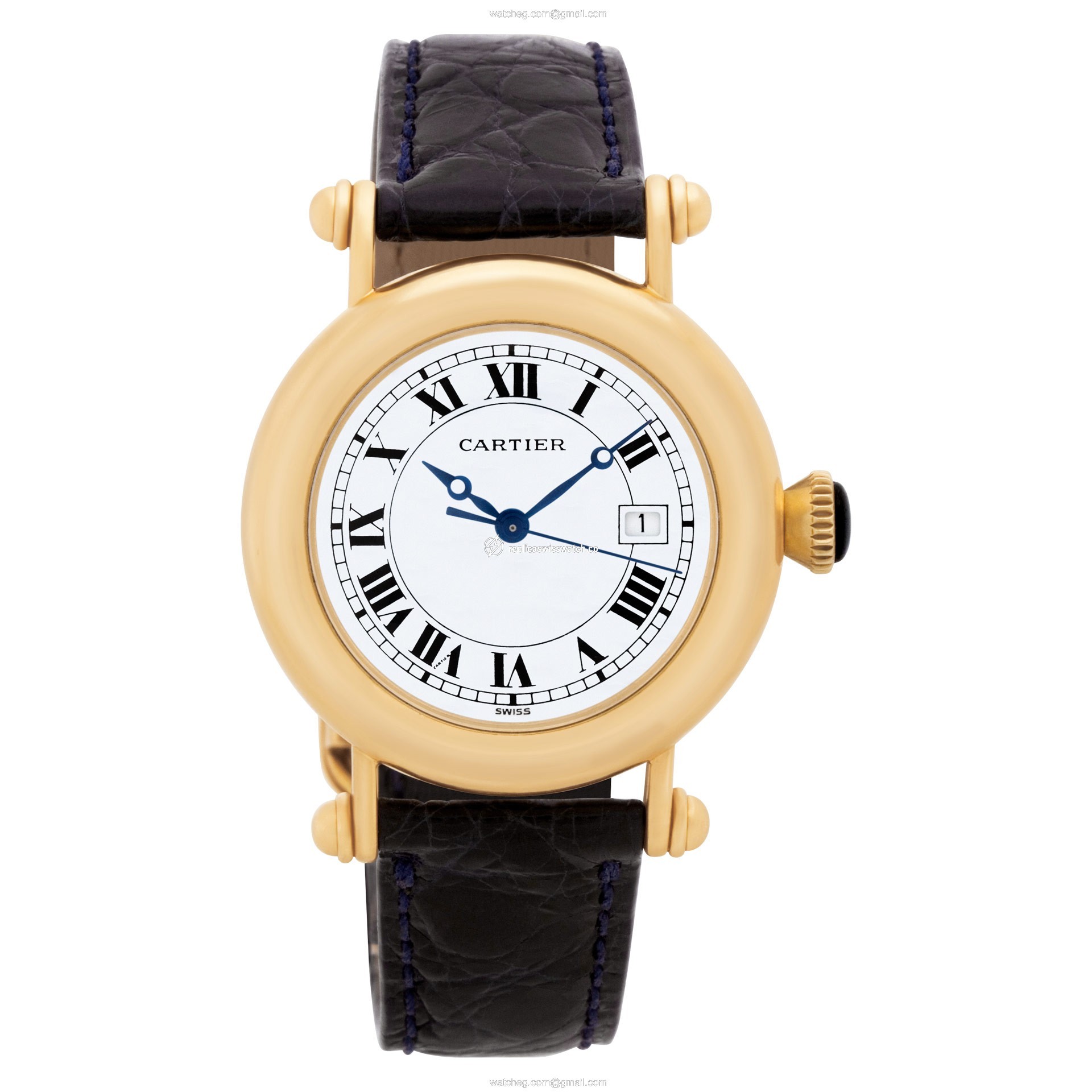 Cartier 1420 0 Diabolo Quartz Unisex 18k yellow gold Watches Cartier 1420 0 Diabolo Quartz Unisex 18k yellow gold Watches