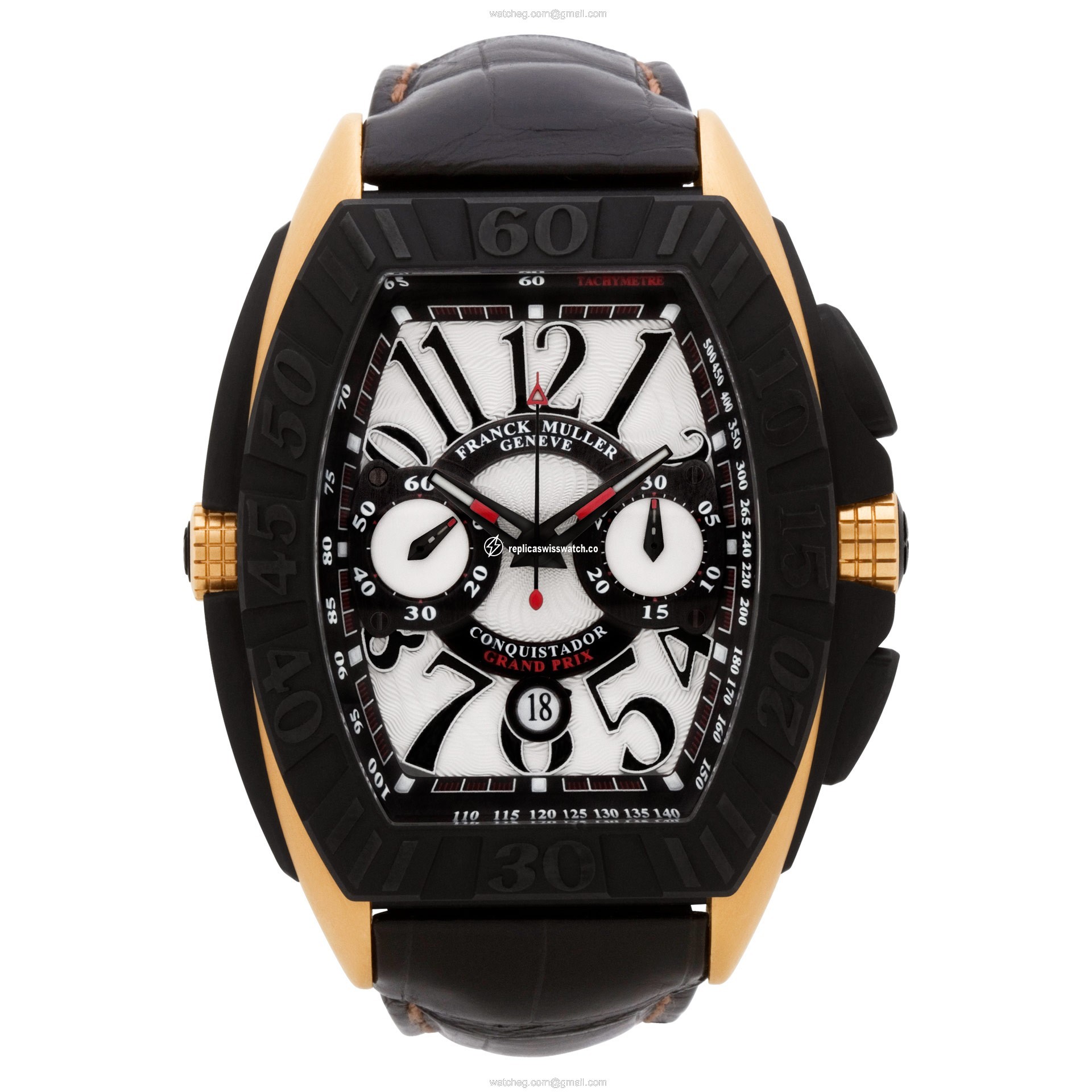 Franck Muller 9900 CC GP Conquistador Automatic Male 18k pink gold & titanium Watches Franck Muller 9900 CC GP Conquistador Automatic Male 18k pink gold & titanium Watches