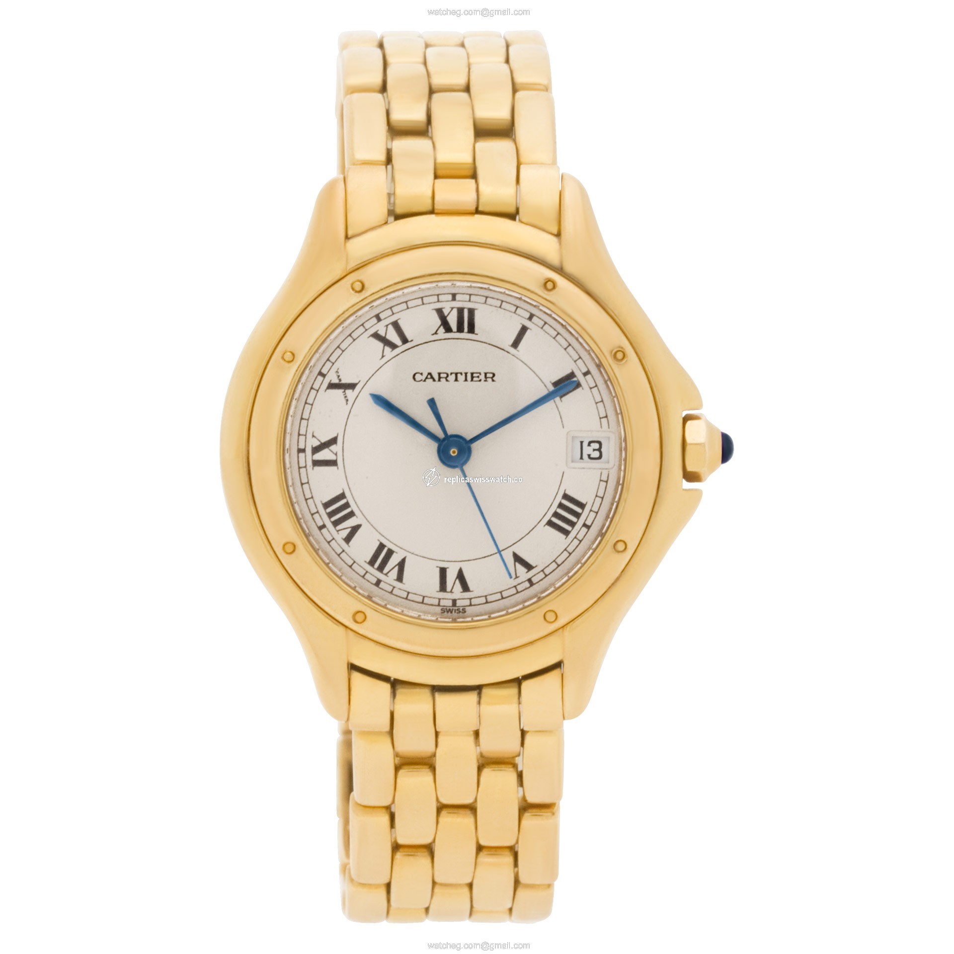 Cartier 117000R Cougar Quartz Female 18k yellow gold Watches Cartier 117000R Cougar Quartz Female 18k yellow gold Watches