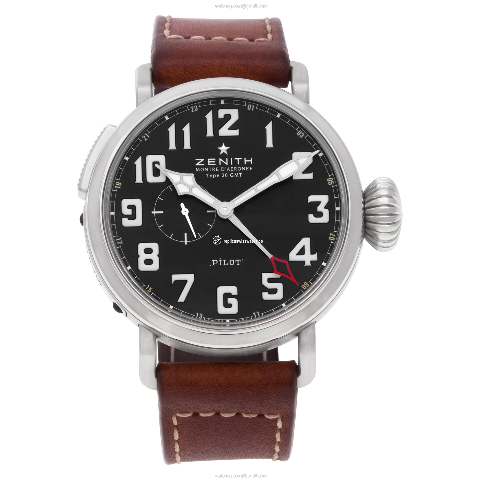 Zenith 03.2430.693 Pilot Montre D Aeronef Automatic Male Stainless Steel Watches Zenith 03.2430.693 Pilot Montre D Aeronef Automatic Male Stainless Steel Watches