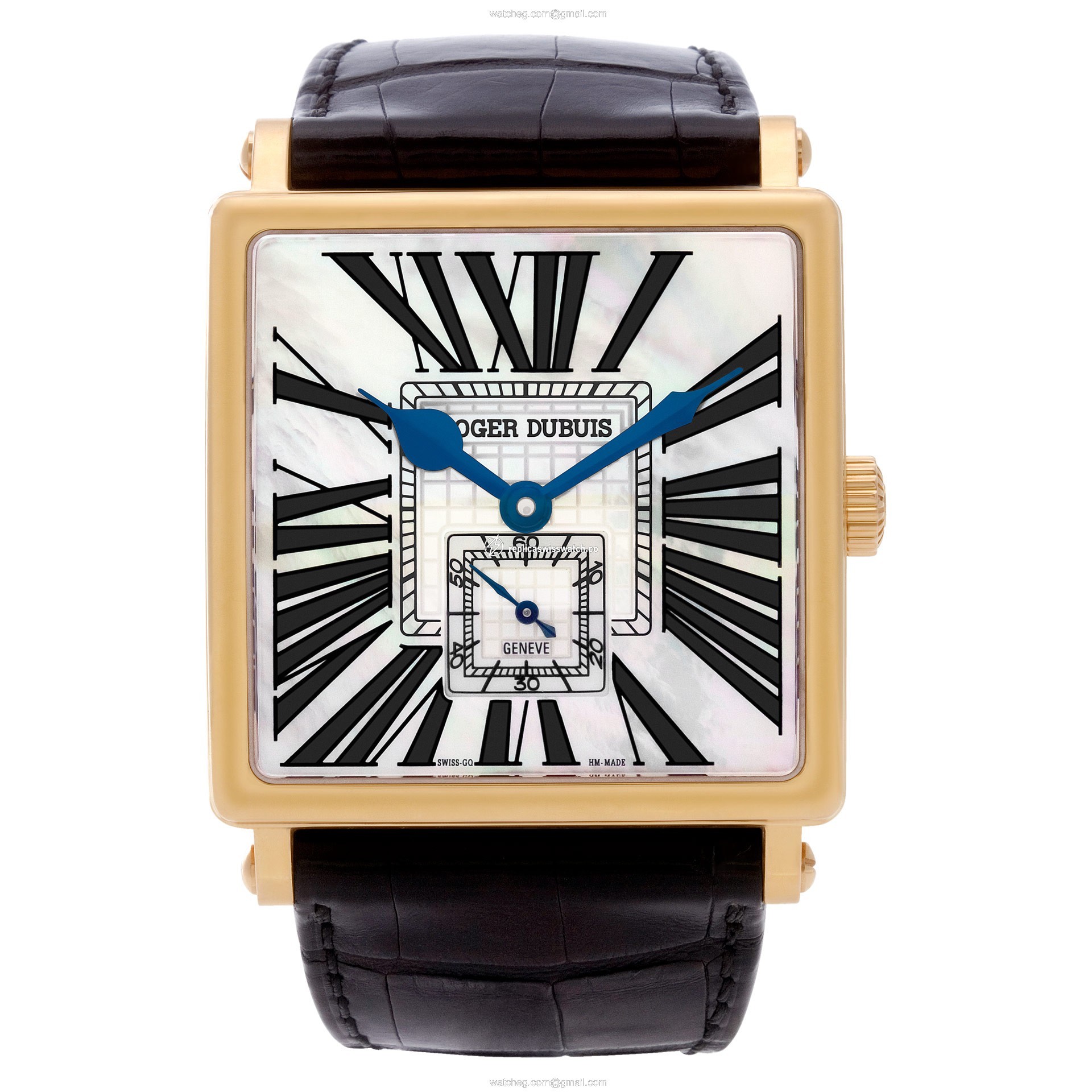 Roger Dubuis G43.14.5 Golden Square Automatic Male 18k Pink Gold Watches Roger Dubuis G43.14.5 Golden Square Automatic Male 18k Pink Gold Watches