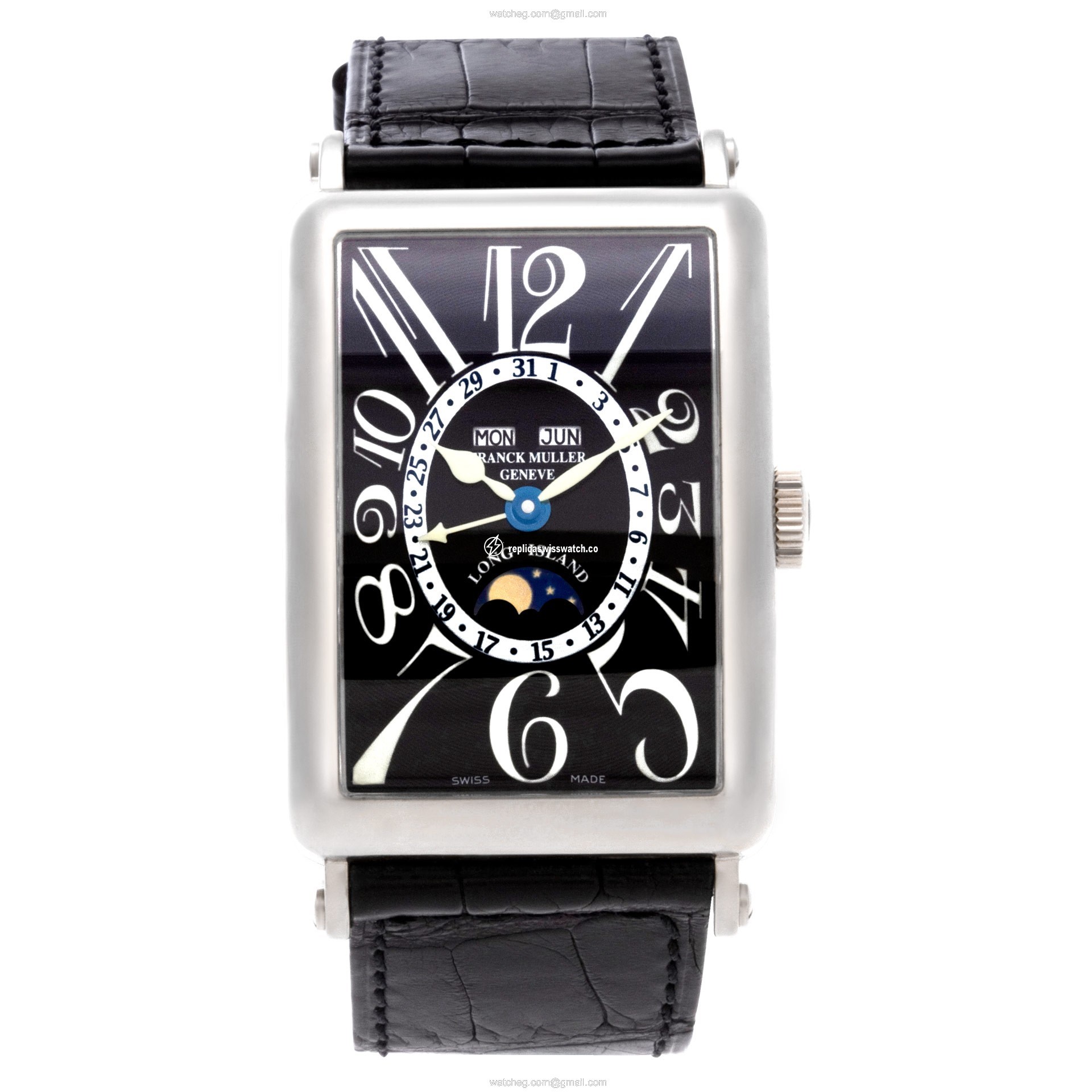 Franck Muller 1200 MC L Long Island Automatic Male 18k White Gold Watches Franck Muller 1200 MC L Long Island Automatic Male 18k White Gold Watches