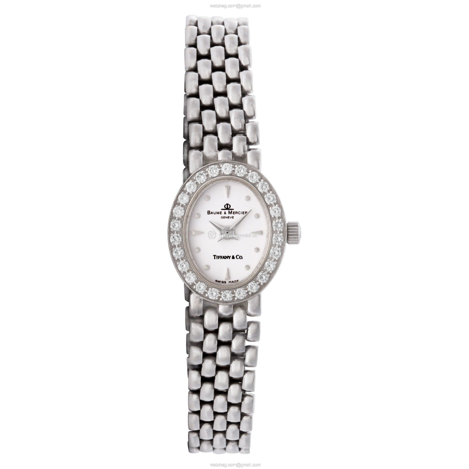 Baume & Mercier MX000M7L Geneve Quartz Female 14k White Gold Watches Baume & Mercier MX000M7L Geneve Quartz Female 14k White Gold Watches