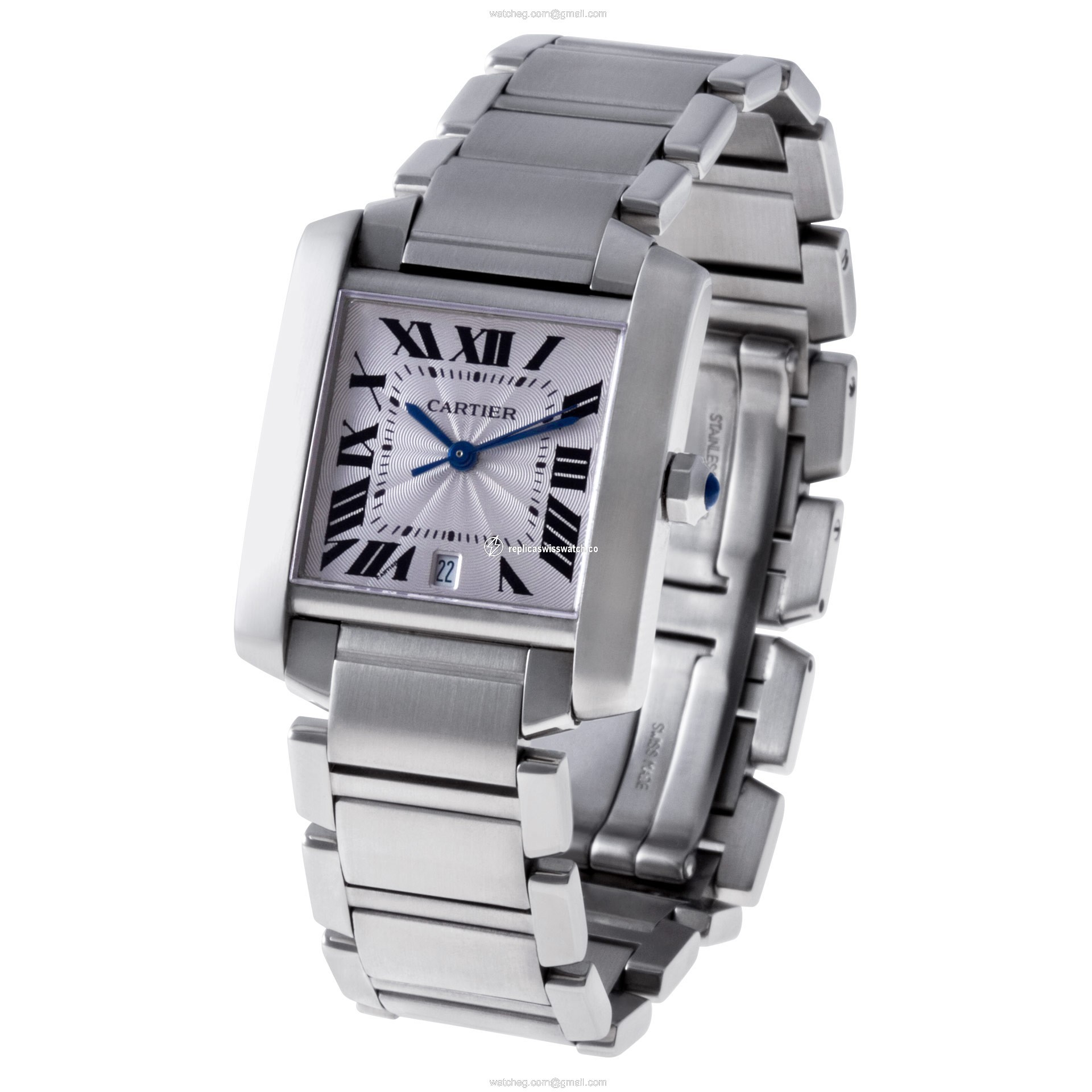 Cartier 2302 Tank Automatic Male Stainless Steel Watches Cartier 2302 Tank Automatic Male Stainless Steel Watches