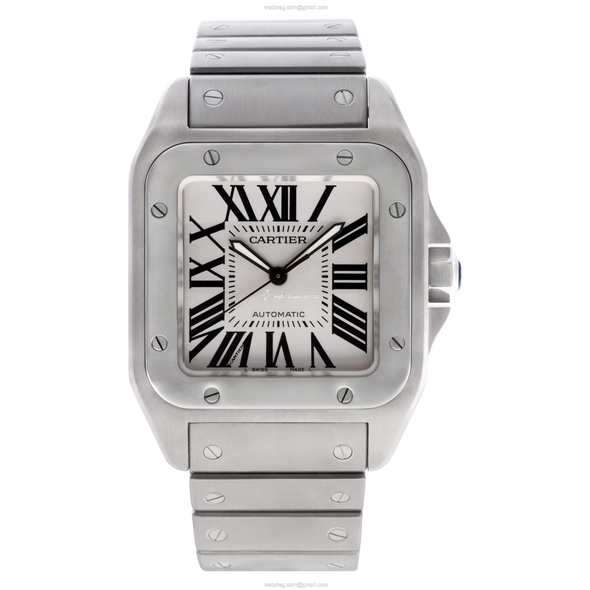 Cartier W200737G Santos 100 Automatic Unisex Stainless Steel Watches Cartier W200737G Santos 100 Automatic Unisex Stainless Steel Watches