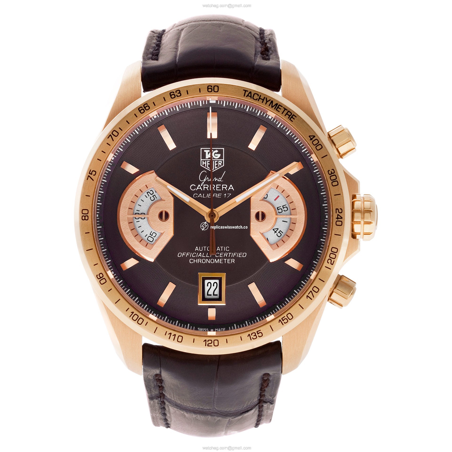 Tag Heuer CAV514B.FC8171 Grand Carrera Automatic Male 18k rose gold Watches Tag Heuer CAV514B.FC8171 Grand Carrera Automatic Male 18k rose gold Watches
