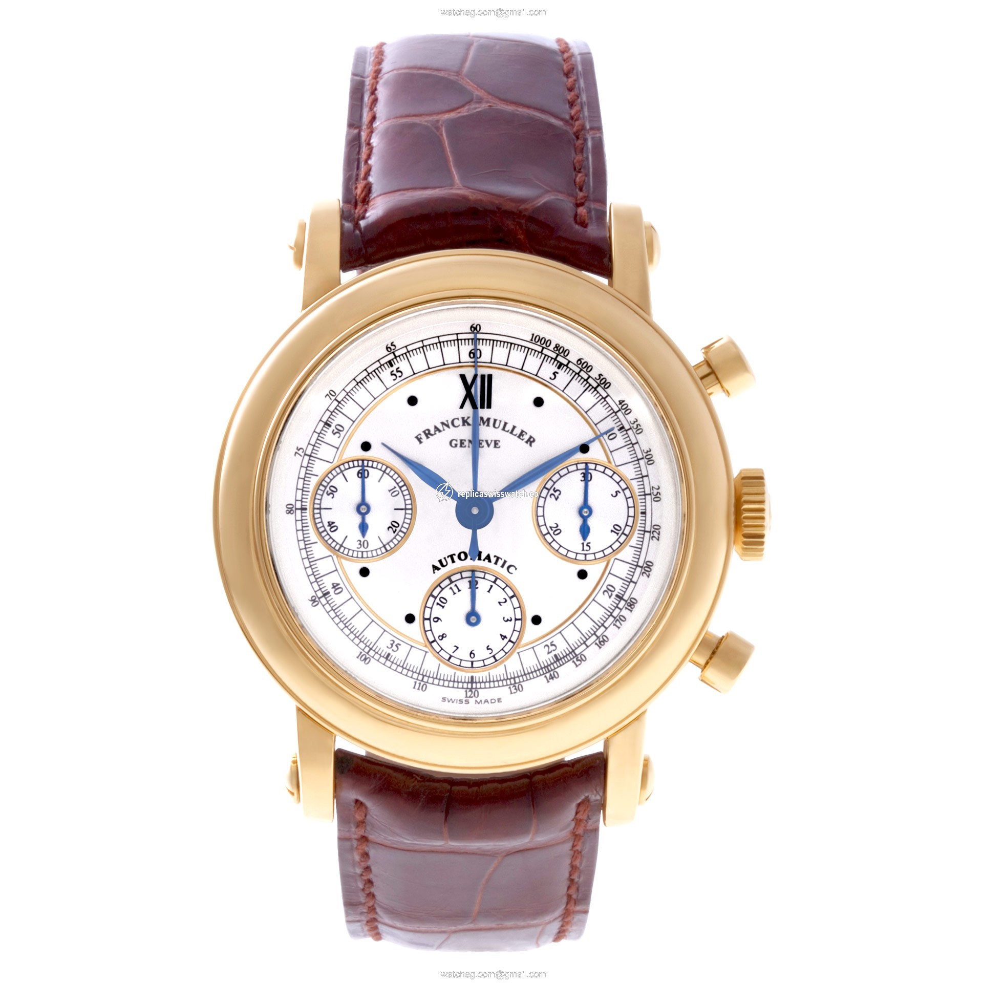 Franck Muller 7000 CC Chronograph Automatic Male 18k Yellow Gold Watches Franck Muller 7000 CC Chronograph Automatic Male 18k Yellow Gold Watches