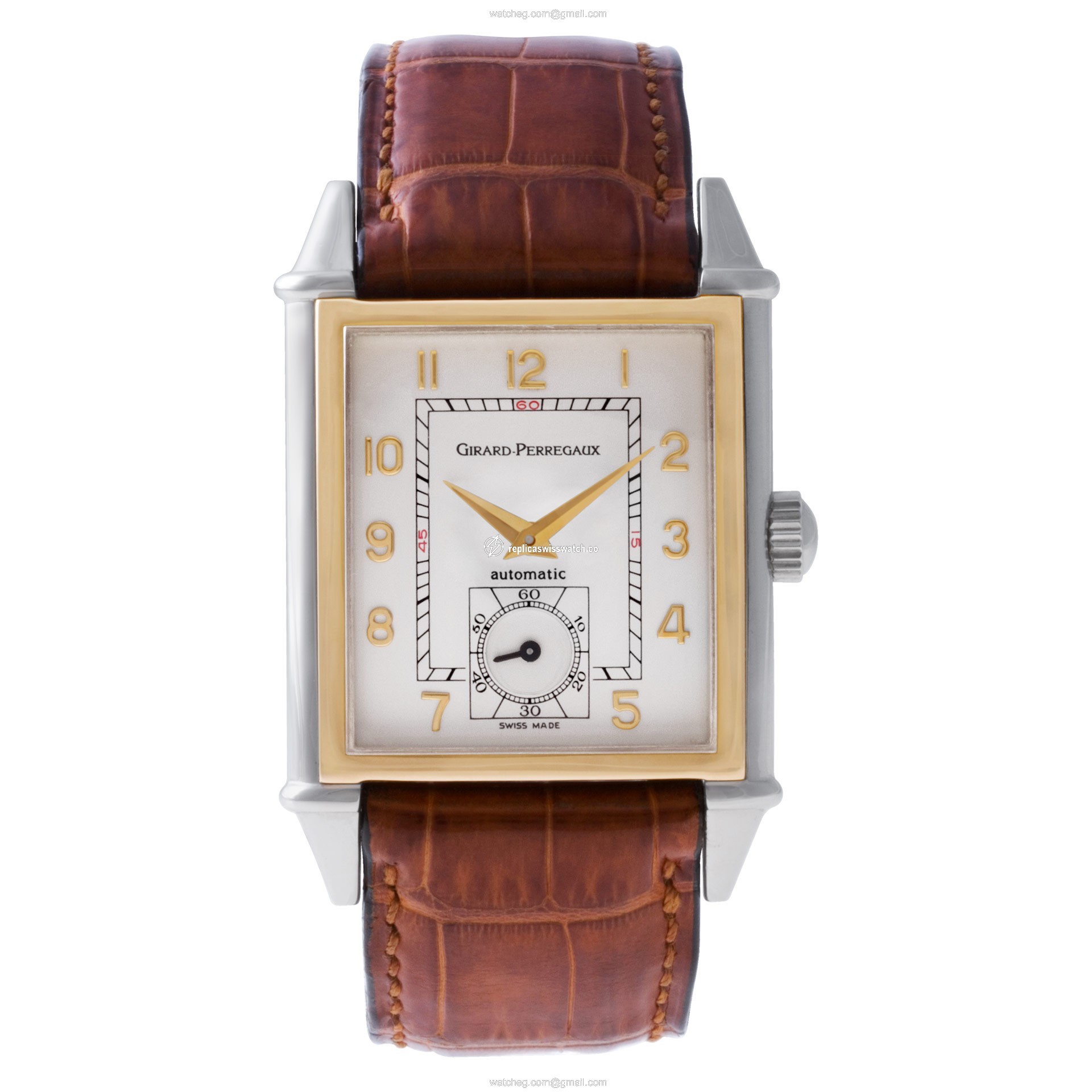 Girard Perregaux 2594 Vintage 1945 Automatic Male stainless steel & rose gold Watches Girard Perregaux 2594 Vintage 1945 Automatic Male stainless steel & rose gold Watches