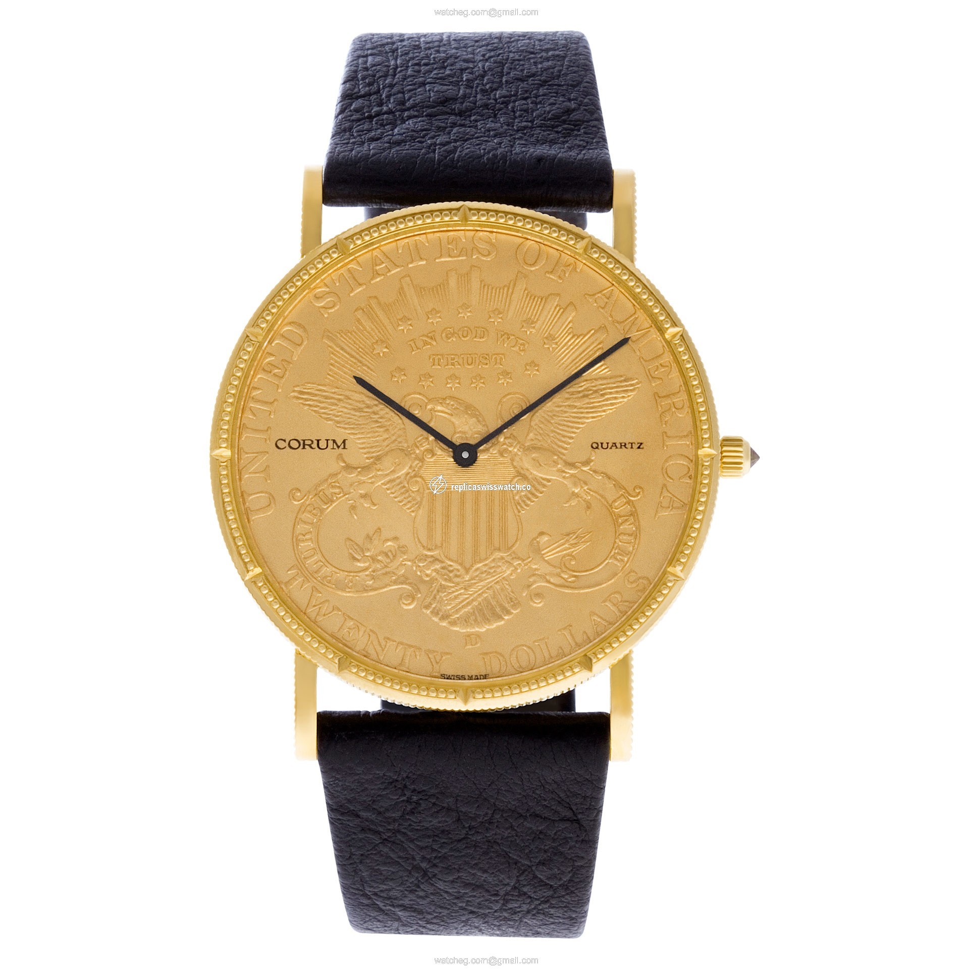 Corum CT32892 $20 Coin Quartz Male 18k Yellow Gold Watches Corum CT32892 $20 Coin Quartz Male 18k Yellow Gold Watches