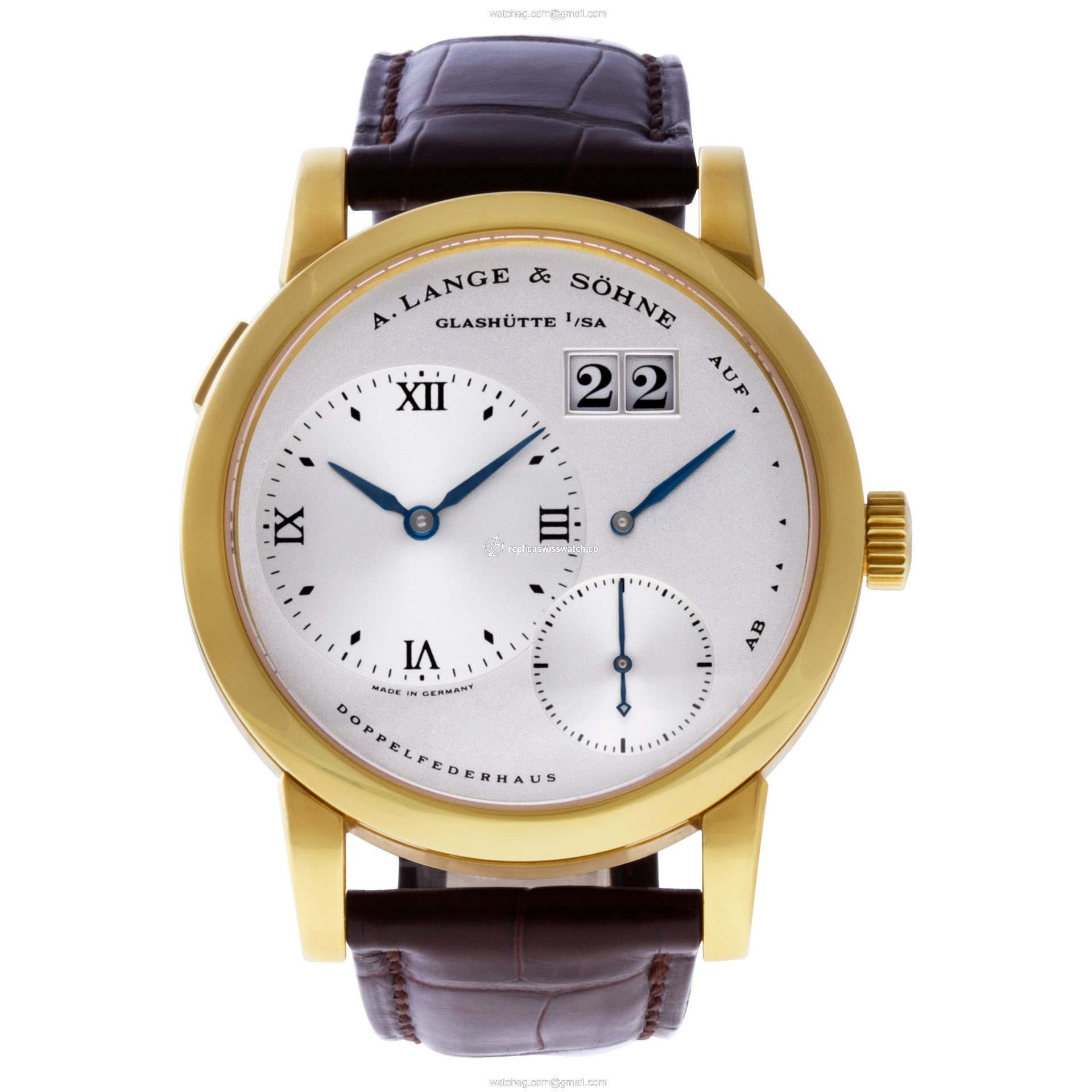 A. Lange & Sohne 101.022 Lange 1 Manual Male 18k Yellow Gold Watches A. Lange & Sohne 101.022 Lange 1 Manual Male 18k Yellow Gold Watches
