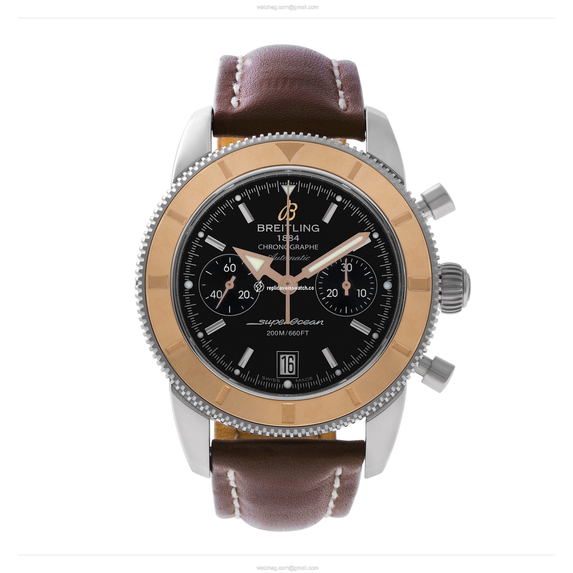 Breitling U23370 Sup.Ocean Automatic Male stainless steel & rose gold Watches Breitling U23370 Sup.Ocean Automatic Male stainless steel & rose gold Watches