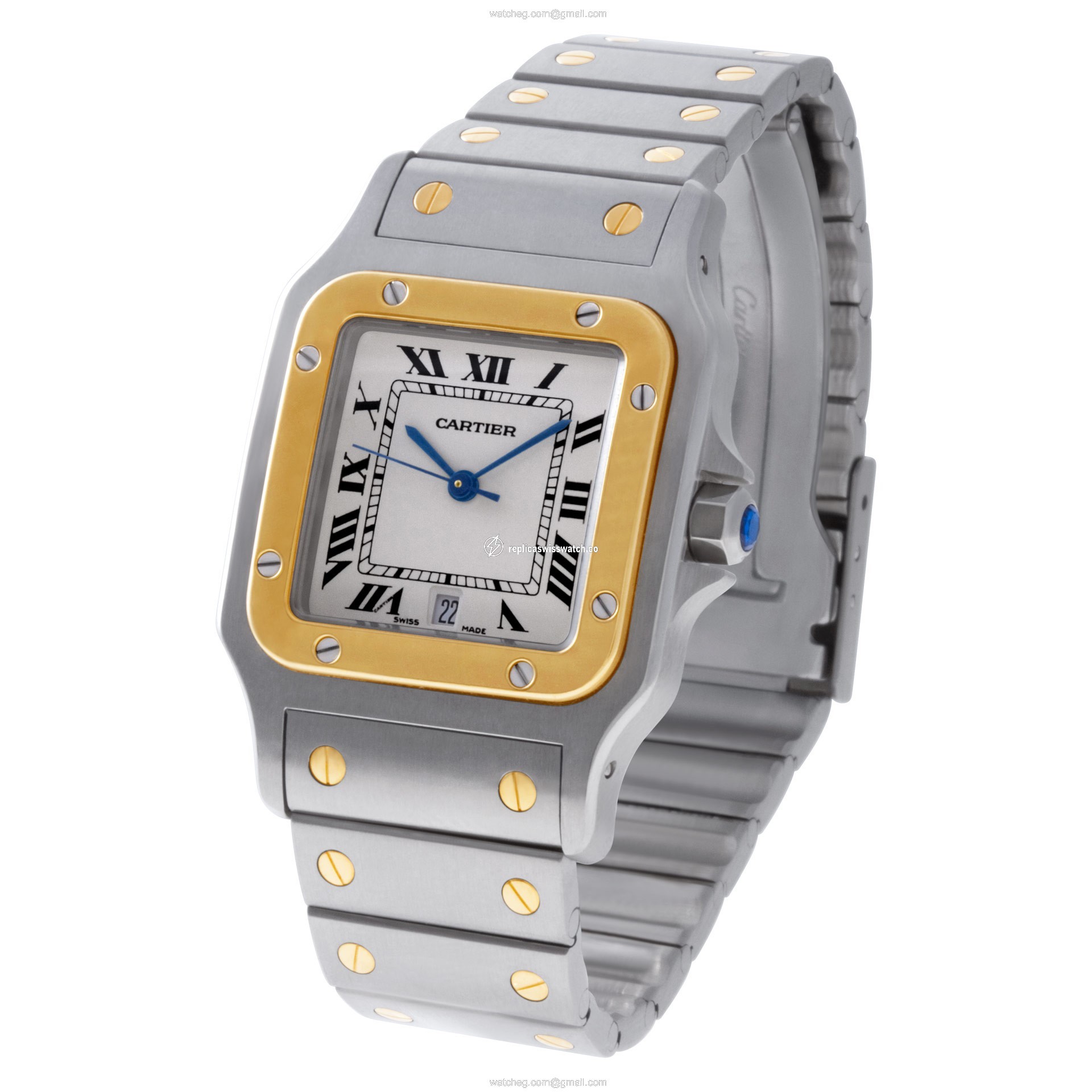 Cartier 1566 Santos Quartz Unisex Stainless Steel Watches Cartier 1566 Santos Quartz Unisex Stainless Steel Watches