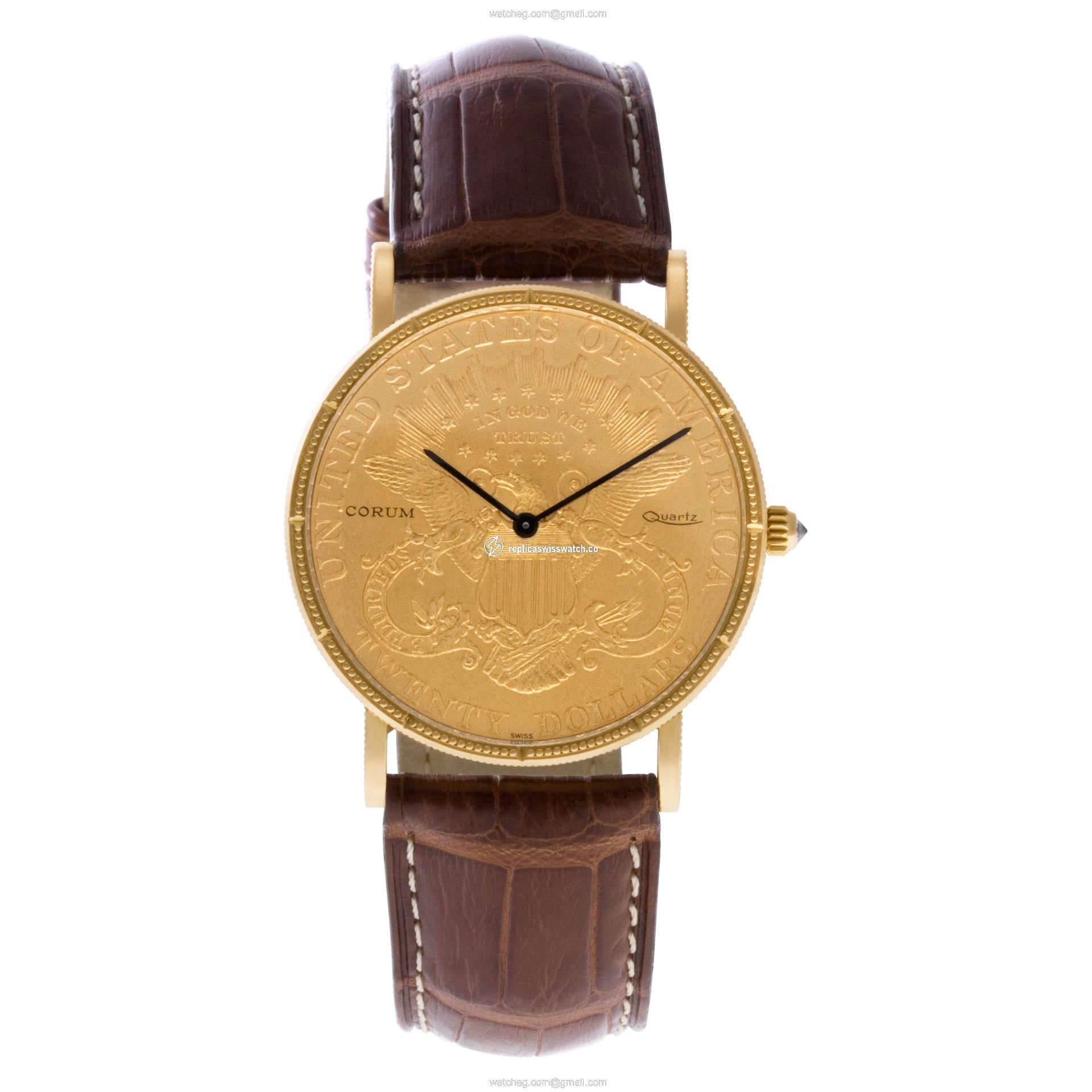 Corum CT32892 $20 Coin Quartz Male 18k yellow gold Watches Corum CT32892 $20 Coin Quartz Male 18k yellow gold Watches