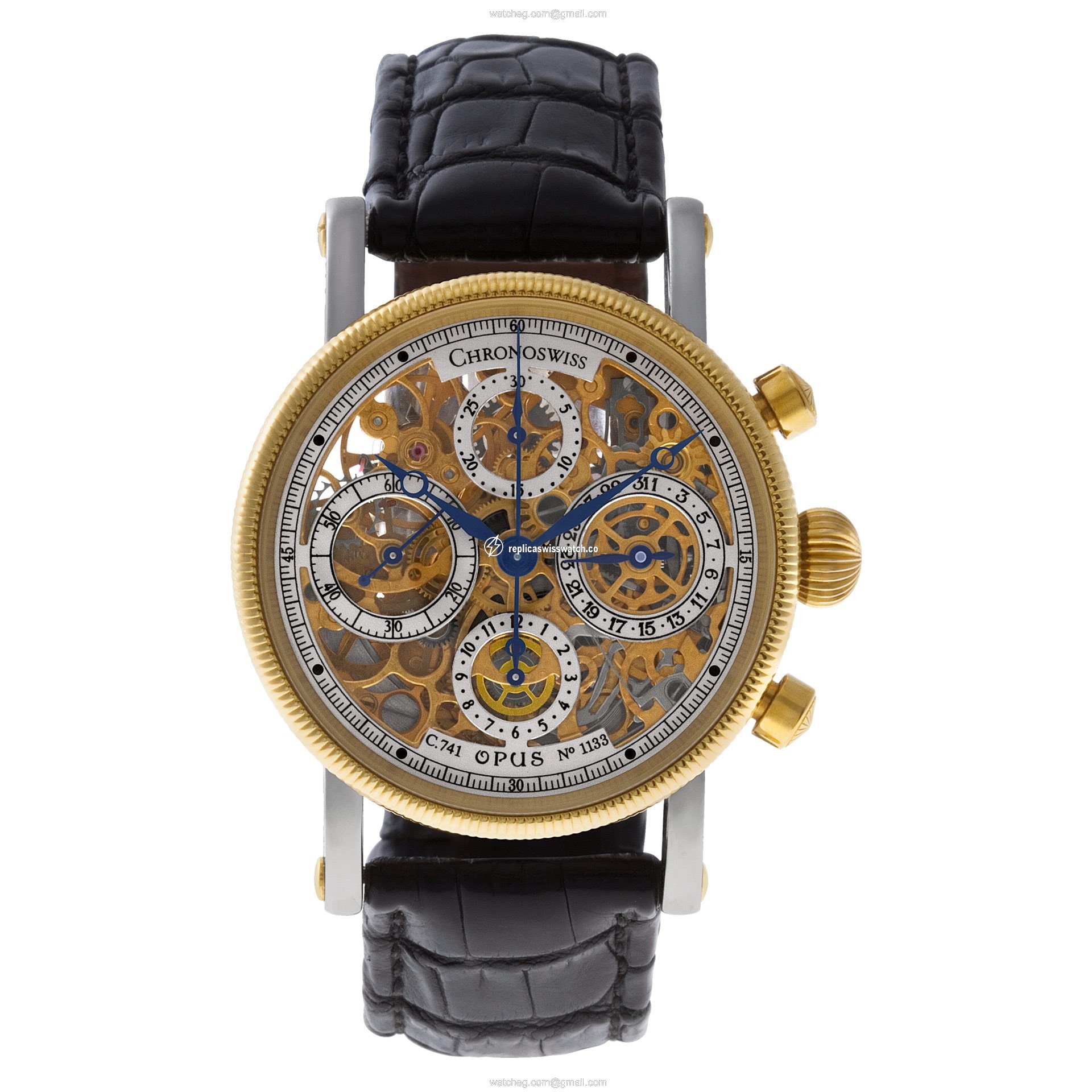 Chronoswiss ch7522 Opus Automatic Male 18k gold & Stainless Steel Watches Chronoswiss ch7522 Opus Automatic Male 18k gold & Stainless Steel Watches