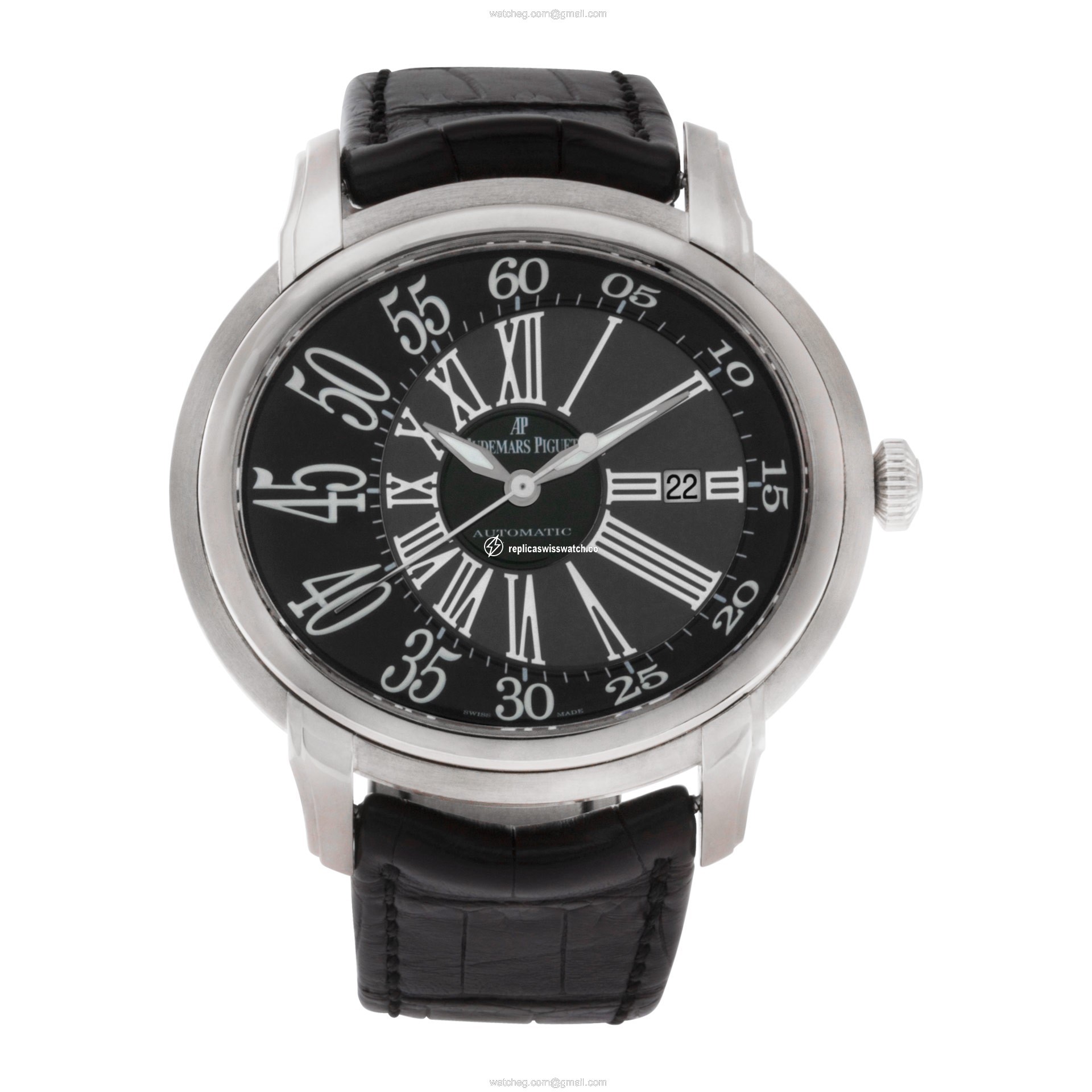Audemars Piguet 15320BC.OO.D002CR.01 Millenary Automatic Male 18k White Gold Watches Audemars Piguet 15320BC.OO.D002CR.01 Millenary Automatic Male 18k White Gold Watches