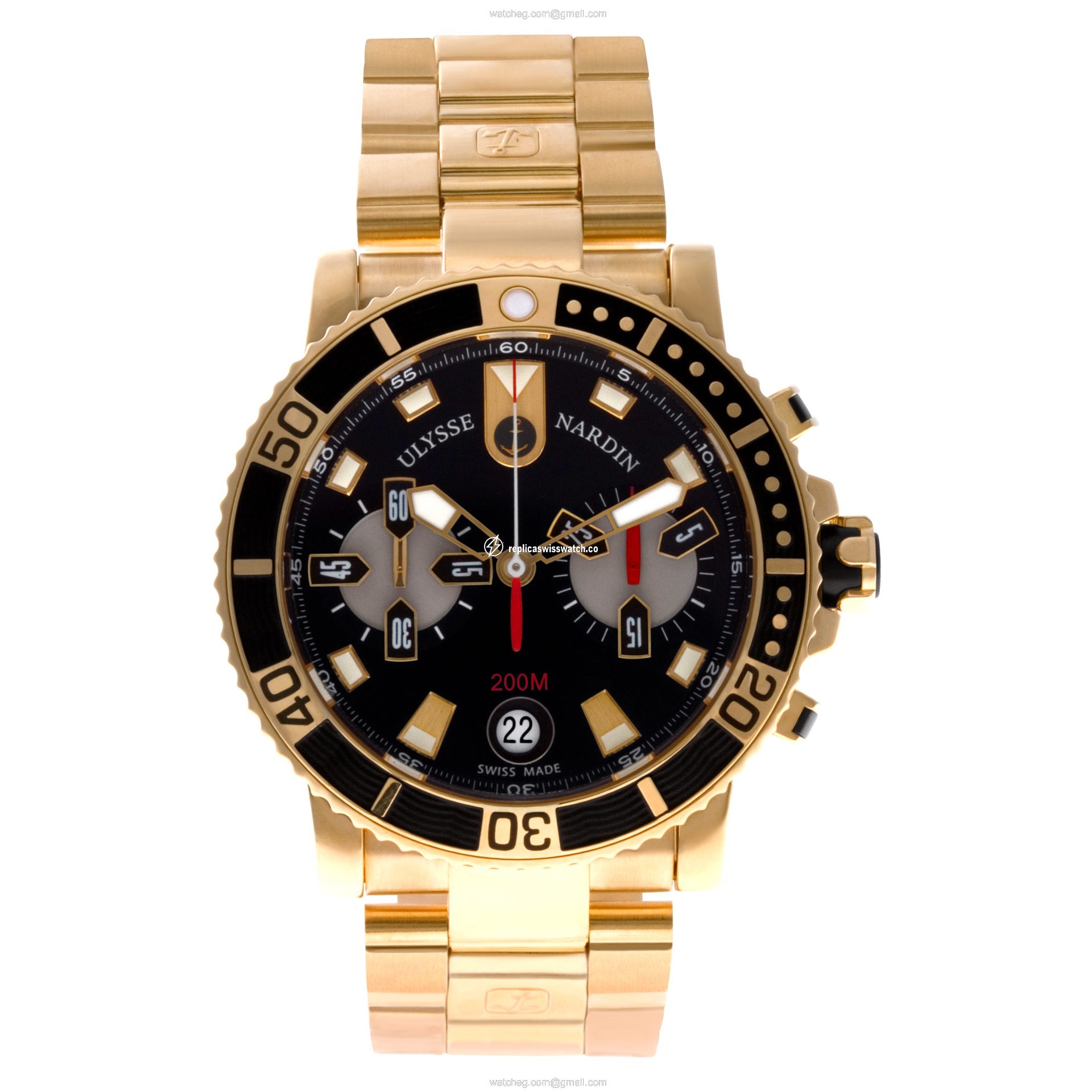 Ulysse Nardin 8006-102-8M/92 Marine Automatic Male 18k Pink Gold Watches Ulysse Nardin 8006-102-8M/92 Marine Automatic Male 18k Pink Gold Watches