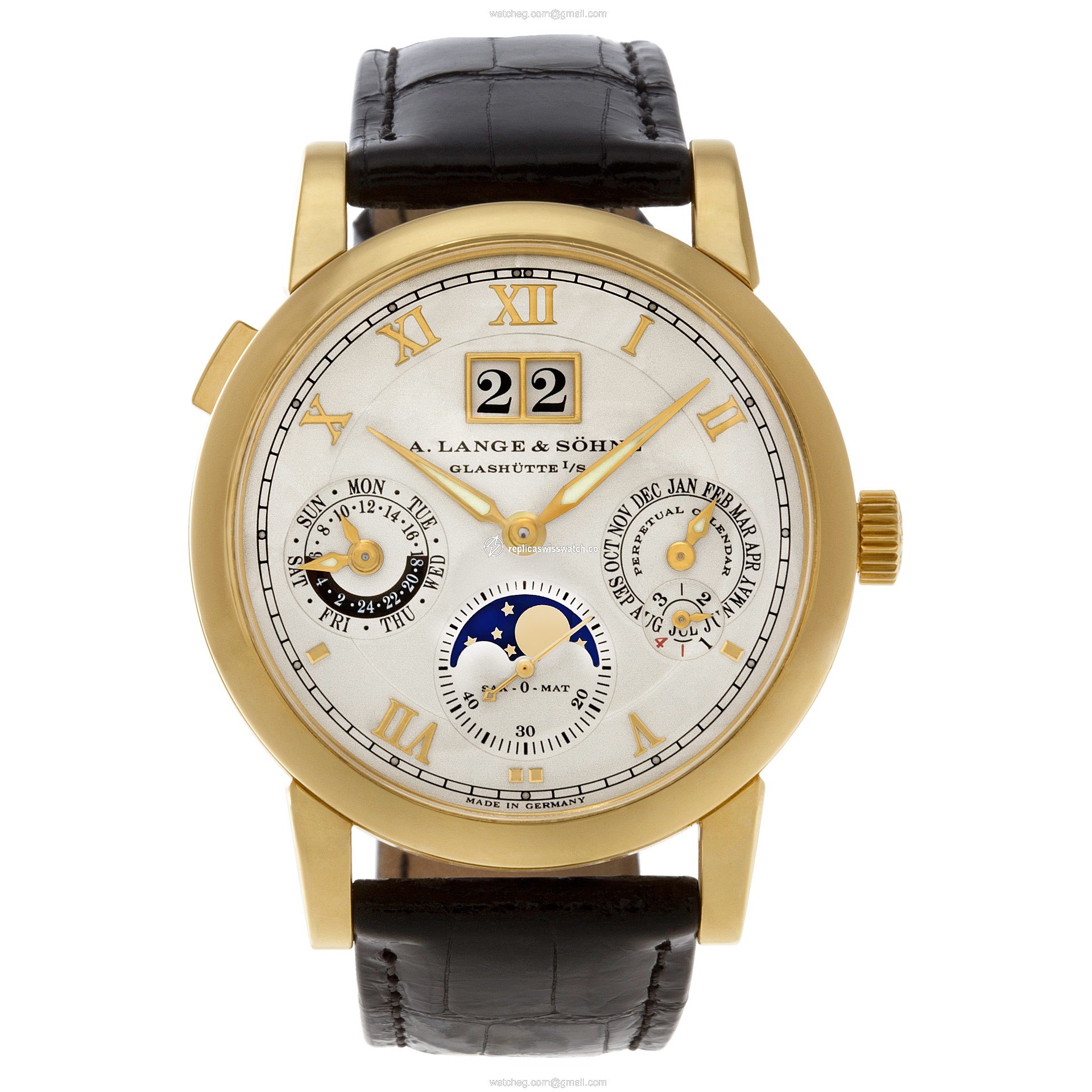 A. Lange & Sohne 310.021 Langematik Automatic Male 18k yellow gold Watches A. Lange & Sohne 310.021 Langematik Automatic Male 18k yellow gold Watches