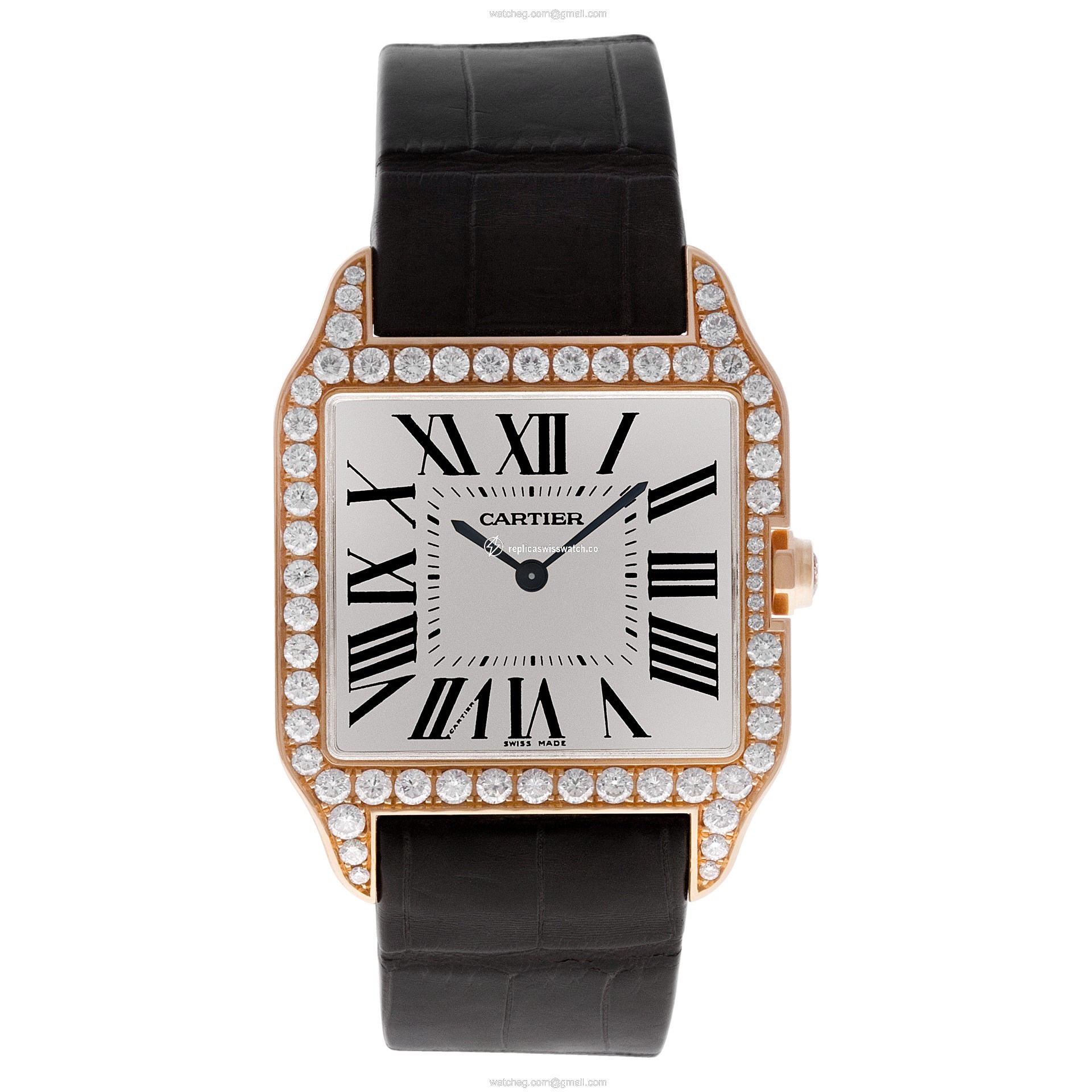 Cartier WH100751 Santos Dumont Manual Unisex 18k Pink Gold Watches Cartier WH100751 Santos Dumont Manual Unisex 18k Pink Gold Watches