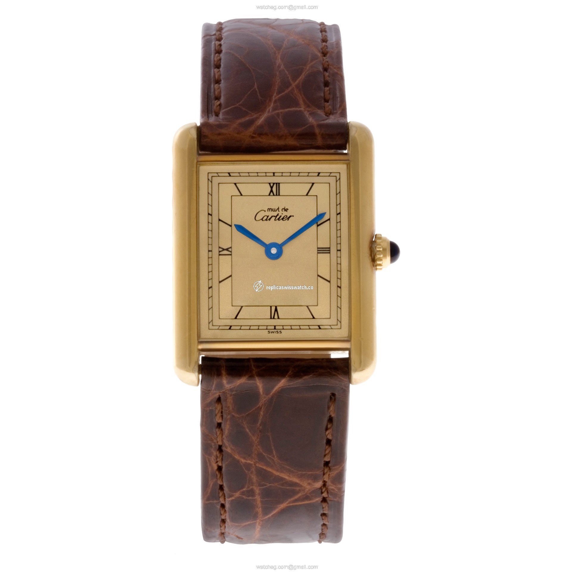 Cartier 92249 Tank Quartz Female Vermeil Watches Cartier 92249 Tank Quartz Female Vermeil Watches