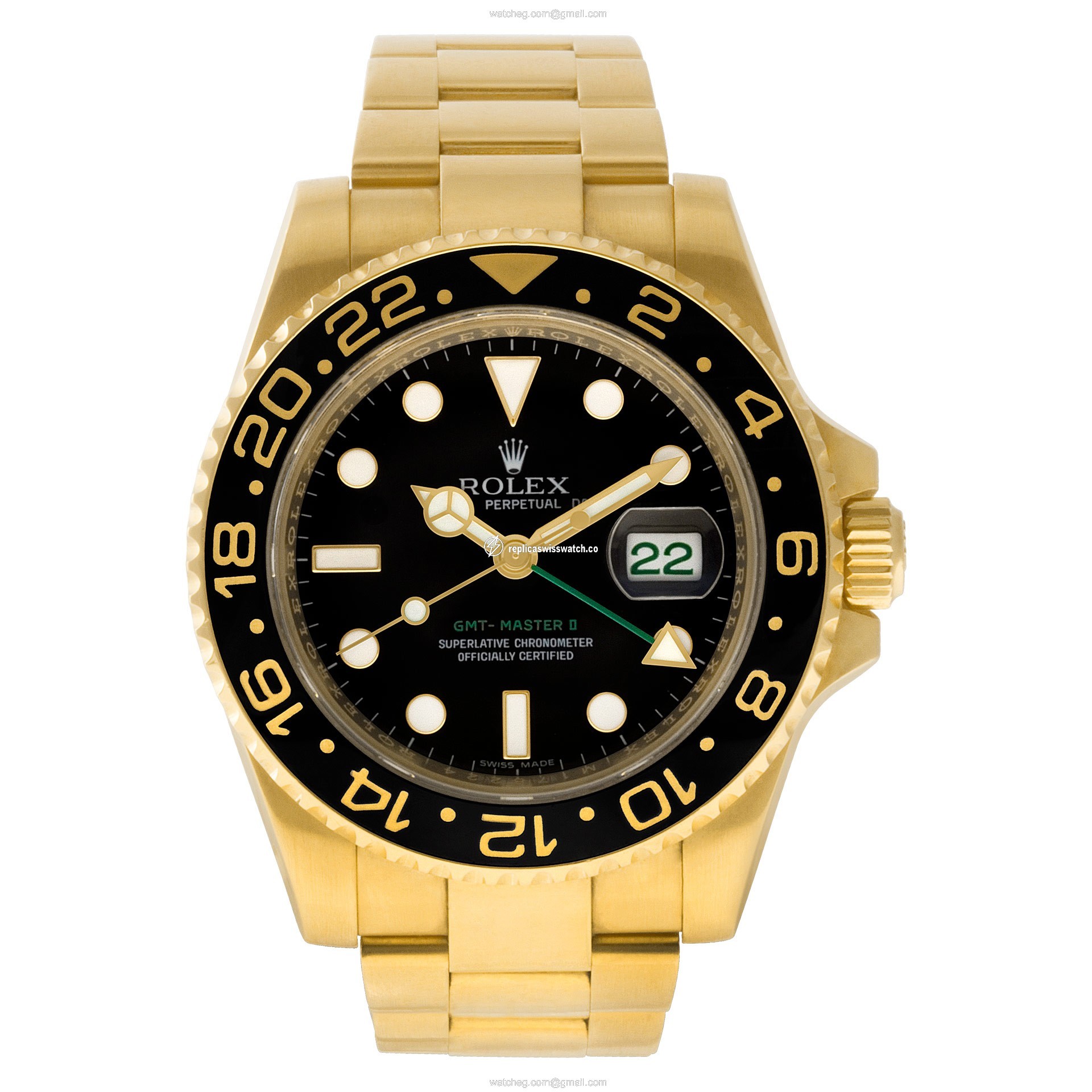 Rolex 116718 GMT-Master Automatic Male 18k yellow gold Watches Rolex 116718 GMT-Master Automatic Male 18k yellow gold Watches