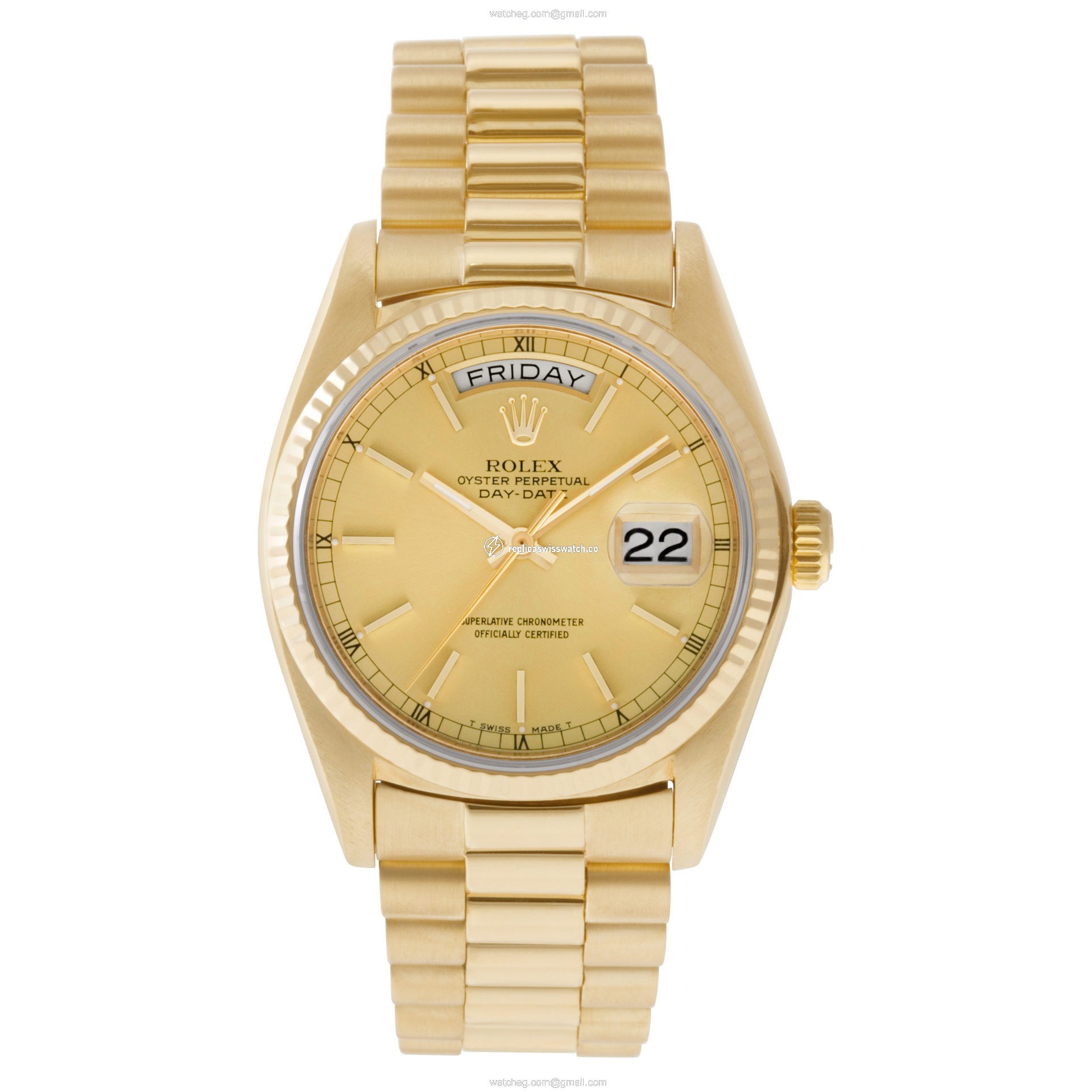 Rolex 18038 Day-Date Automatic Male 18k yellow gold Watches Rolex 18038 Day-Date Automatic Male 18k yellow gold Watches