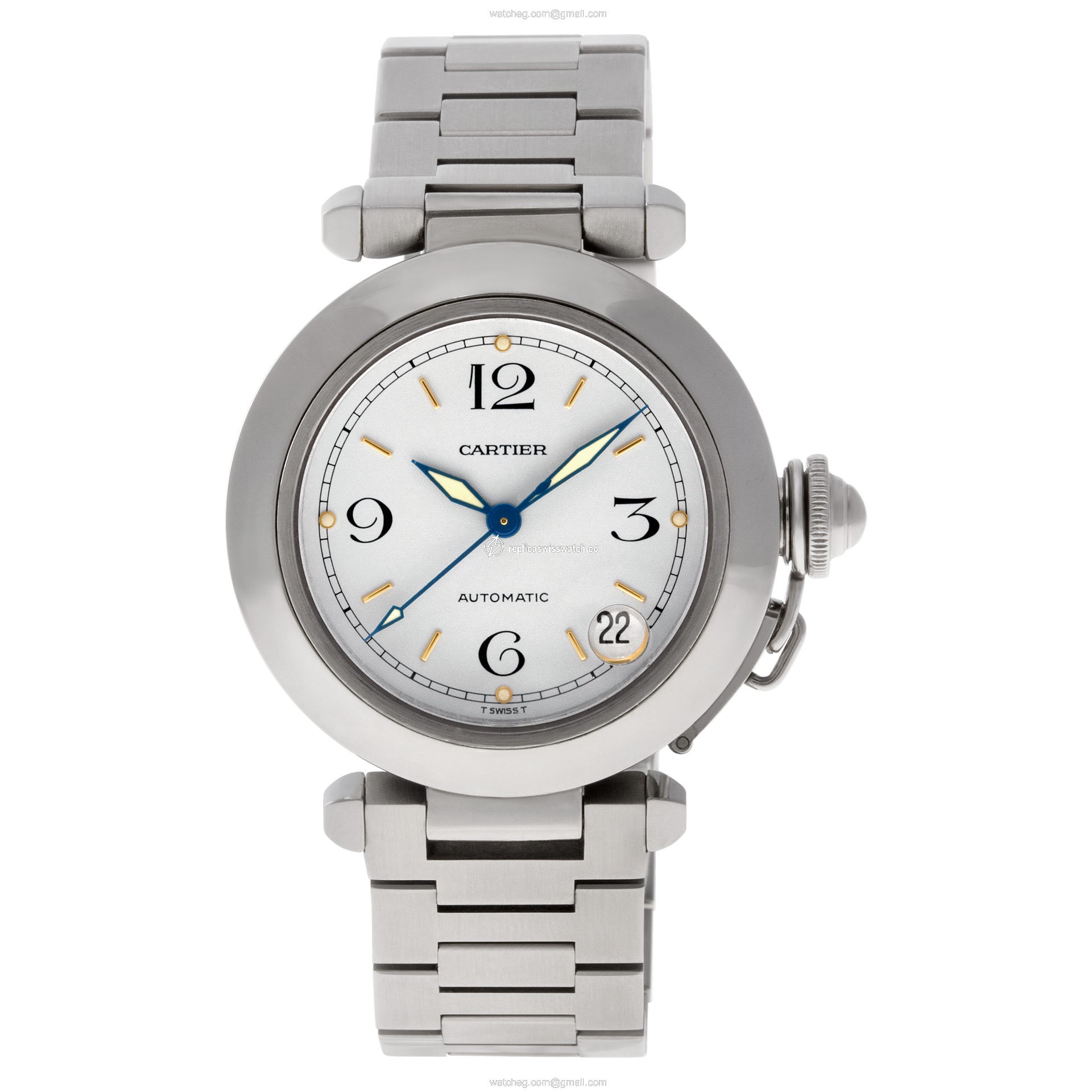 Cartier 2324 Pasha Automatic Unisex Stainless Steel Watches Cartier 2324 Pasha Automatic Unisex Stainless Steel Watches