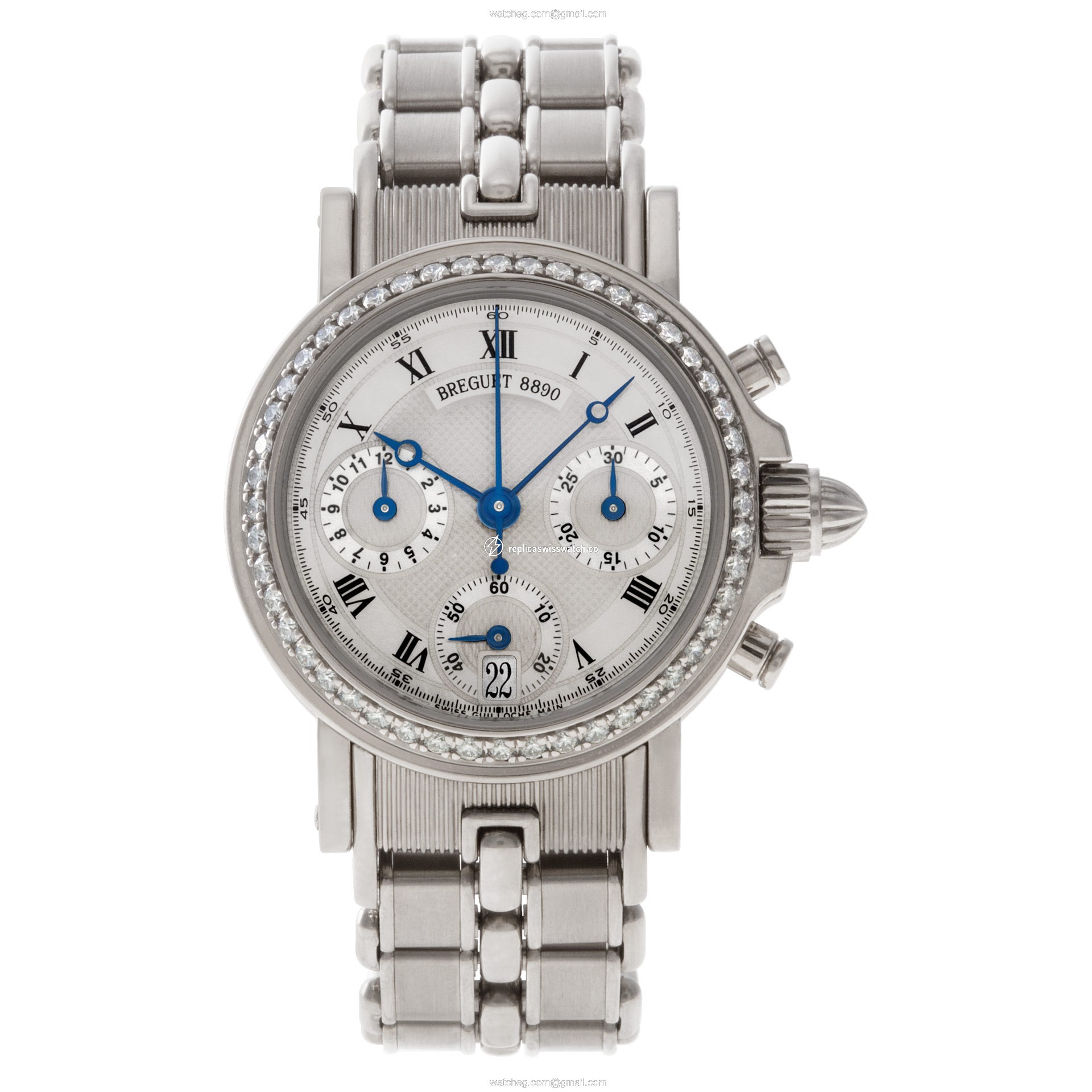Breguet 0031536 Horloger de la Marine Automatic Female 18k White Gold Watches Breguet 0031536 Horloger de la Marine Automatic Female 18k White Gold Watches