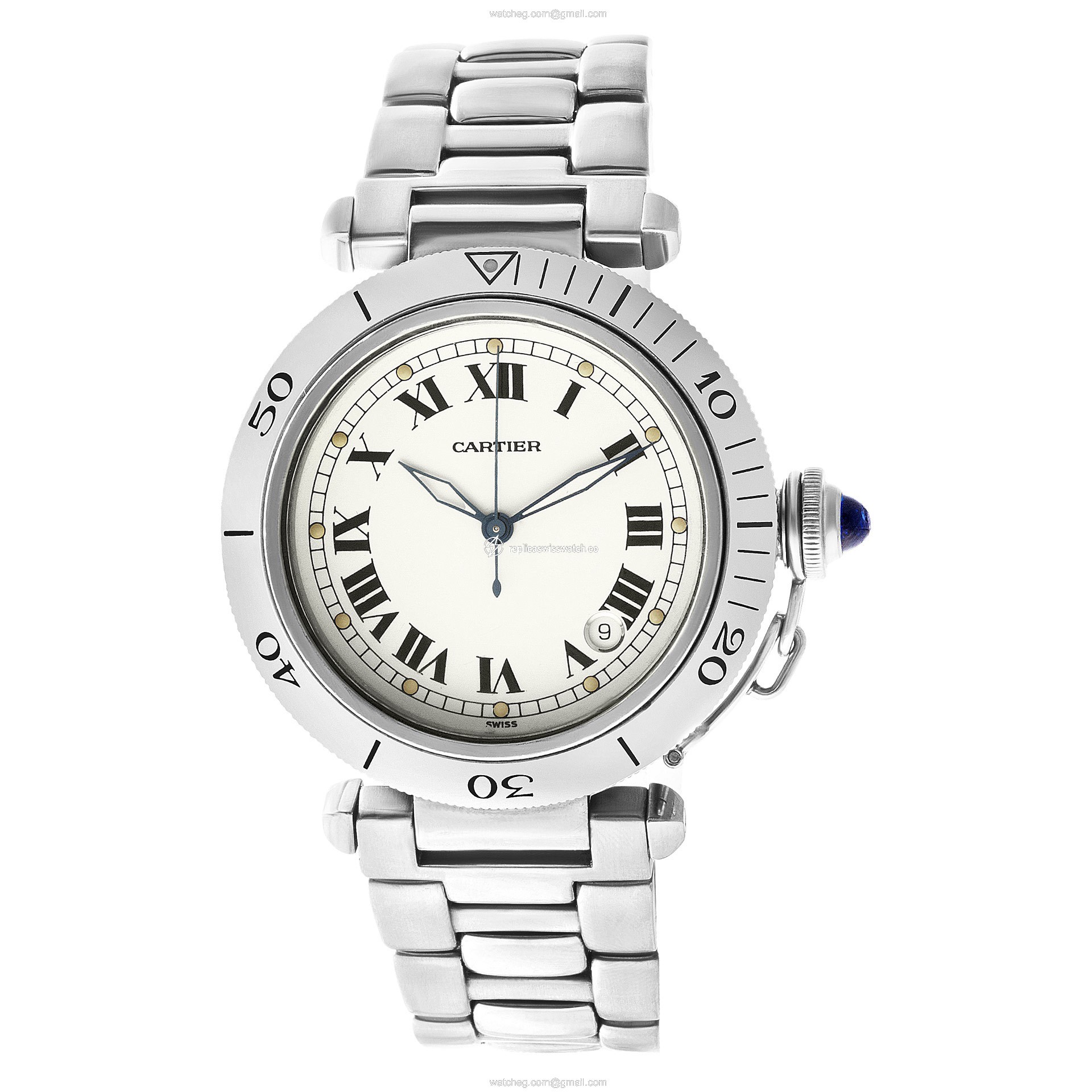 Cartier 1040 Pasha 38 Automatic Unisex Stainless Steel Watches Cartier 1040 Pasha 38 Automatic Unisex Stainless Steel Watches