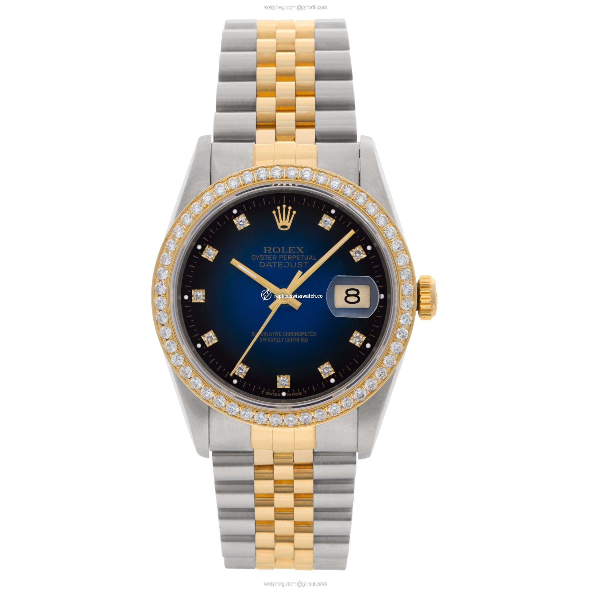Rolex 16233 Datejust Automatic Unisex 18k gold & Stainless Steel Watches Rolex 16233 Datejust Automatic Unisex 18k gold & Stainless Steel Watches