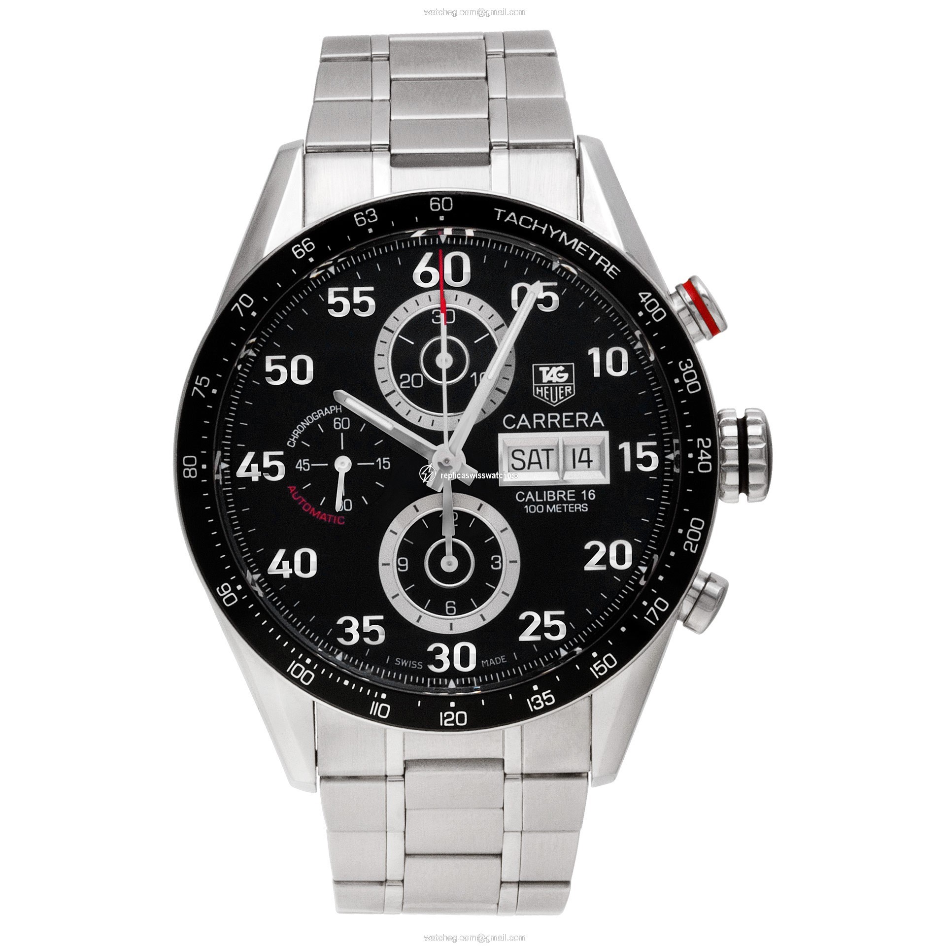 Tag Heuer CV2A10 Carrera Automatic Male Stainless Steel Watches Tag Heuer CV2A10 Carrera Automatic Male Stainless Steel Watches