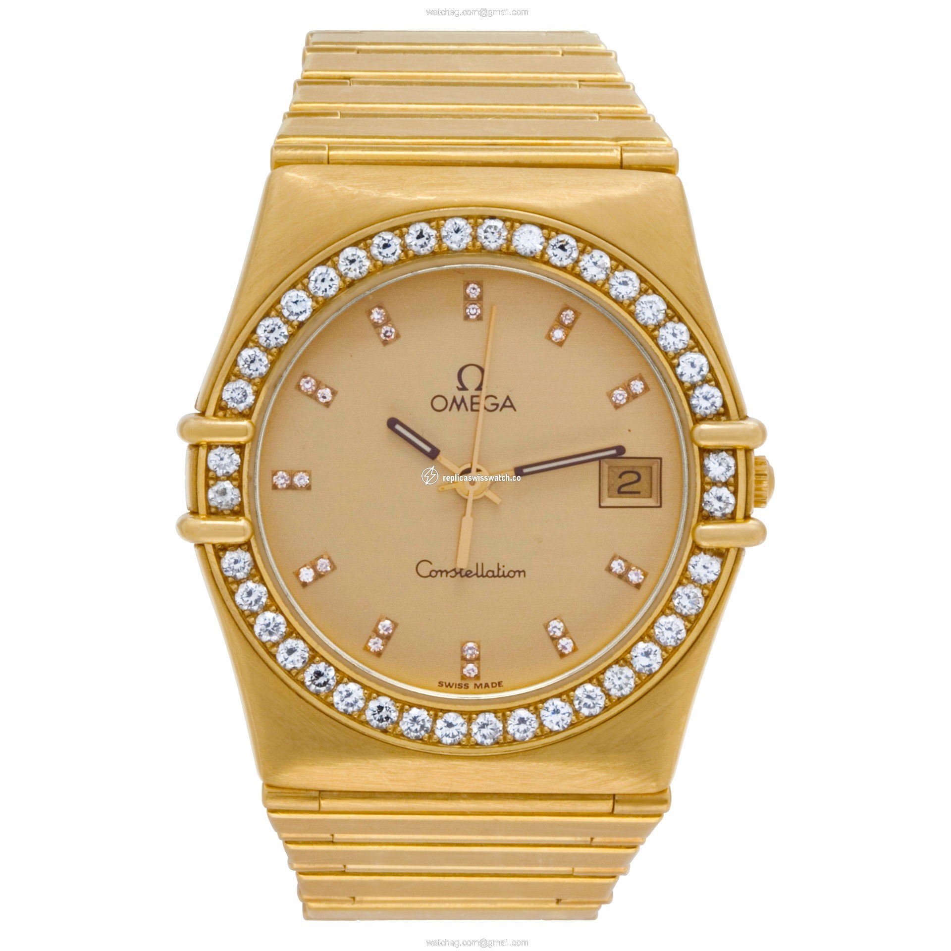 Omega Omega 4048 Constellation Quartz Female 18k Yellow Gold Watches Omega Omega 4048 Constellation Quartz Female 18k Yellow Gold Watches