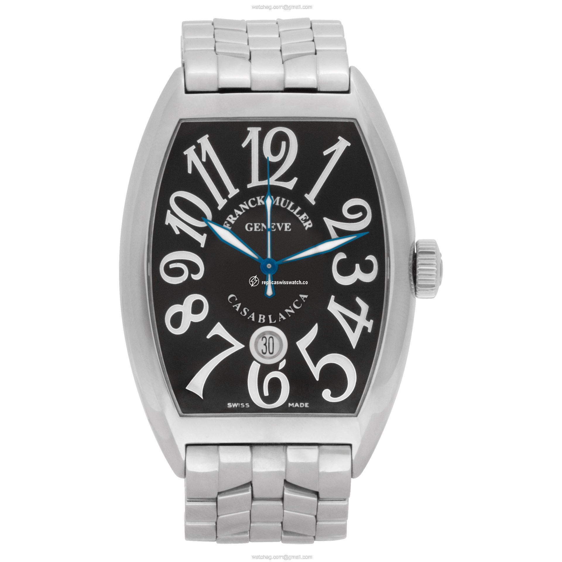 Franck Muller 8880 C DT Casablanca Automatic Male Stainless Steel Watches Franck Muller 8880 C DT Casablanca Automatic Male Stainless Steel Watches