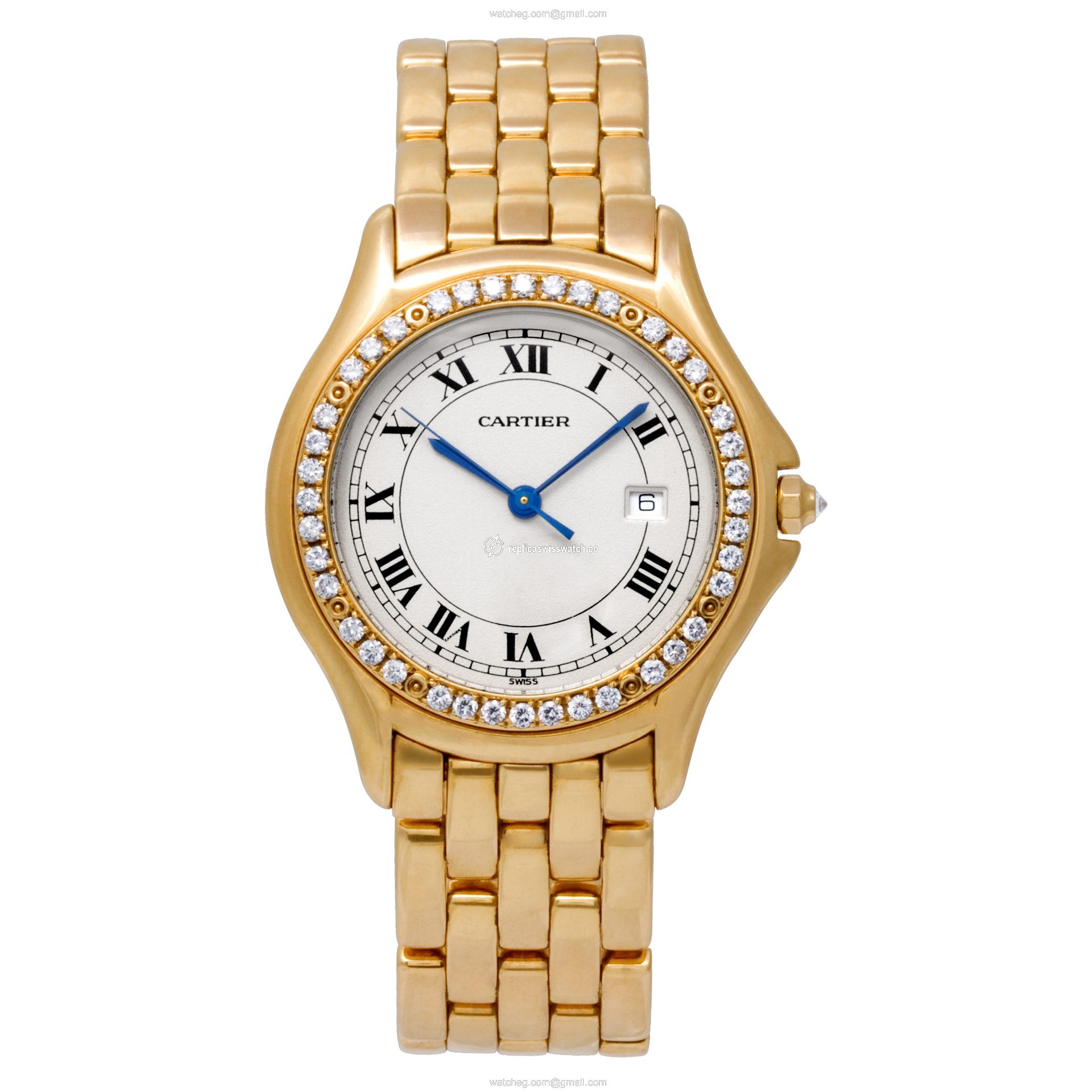 Cartier 887905 Cougar Quartz Unisex 18k yellow gold Watches Cartier 887905 Cougar Quartz Unisex 18k yellow gold Watches