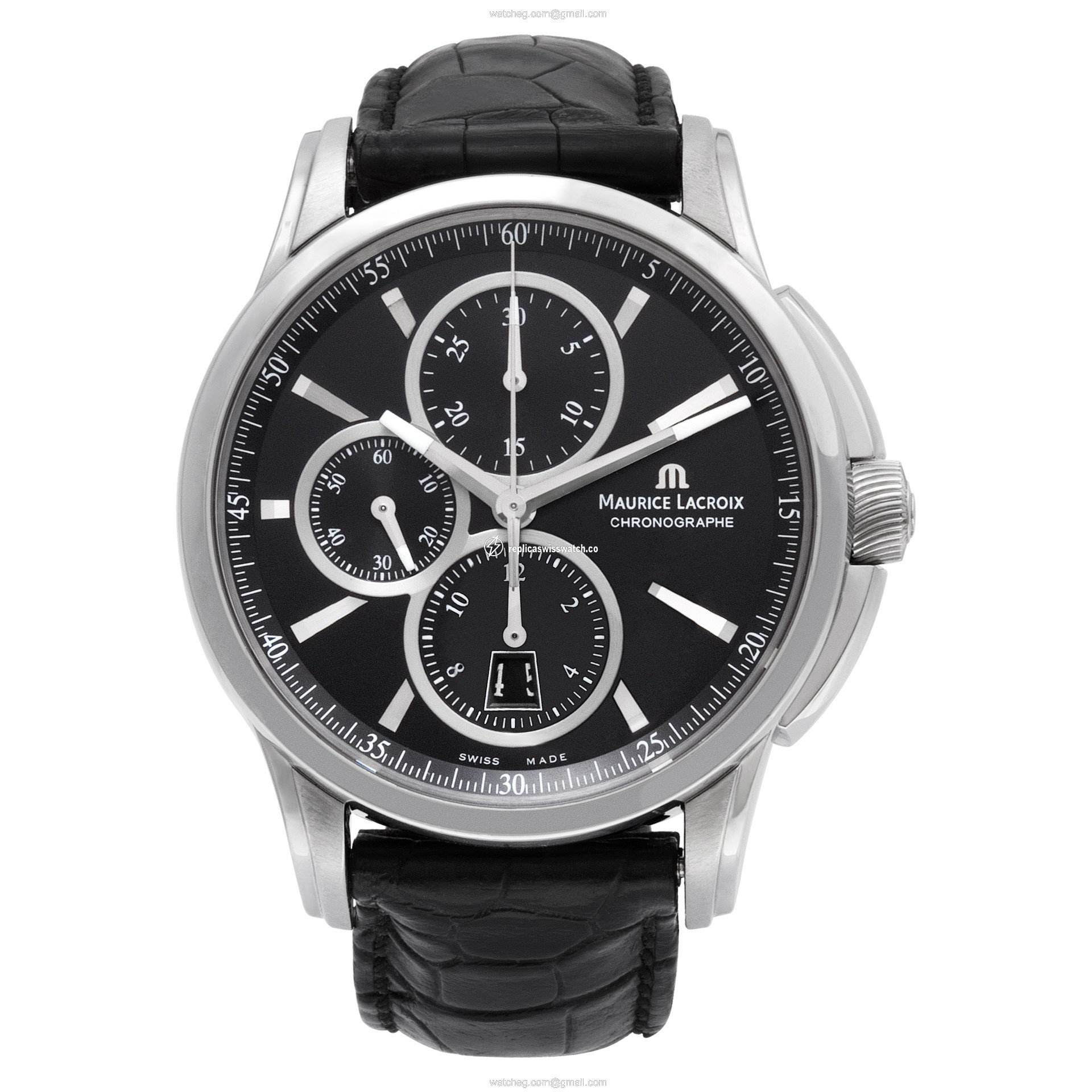 Maurice Lacroix PT6188-SS002-330 Chronograph Automatic Male Stainless Steel Watches Maurice Lacroix PT6188-SS002-330 Chronograph Automatic Male Stainless Steel Watches