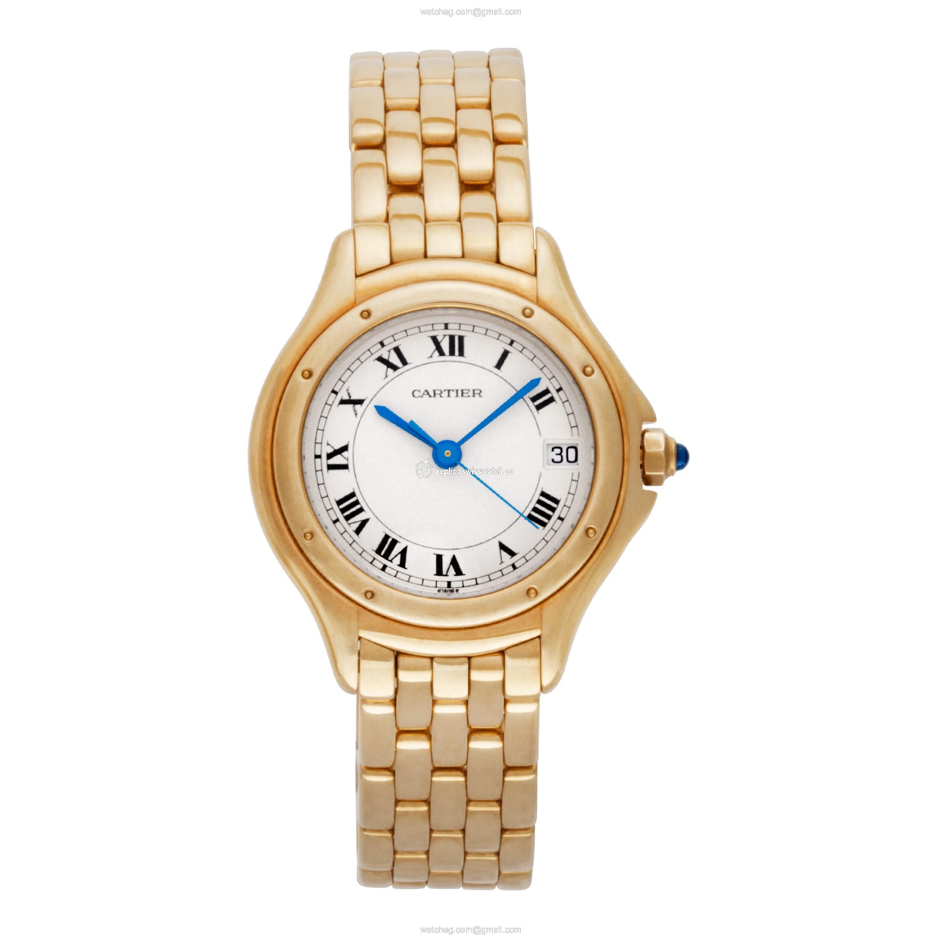 Cartier 00586 Cougar Quartz Female 18k yellow gold Watches Cartier 00586 Cougar Quartz Female 18k yellow gold Watches