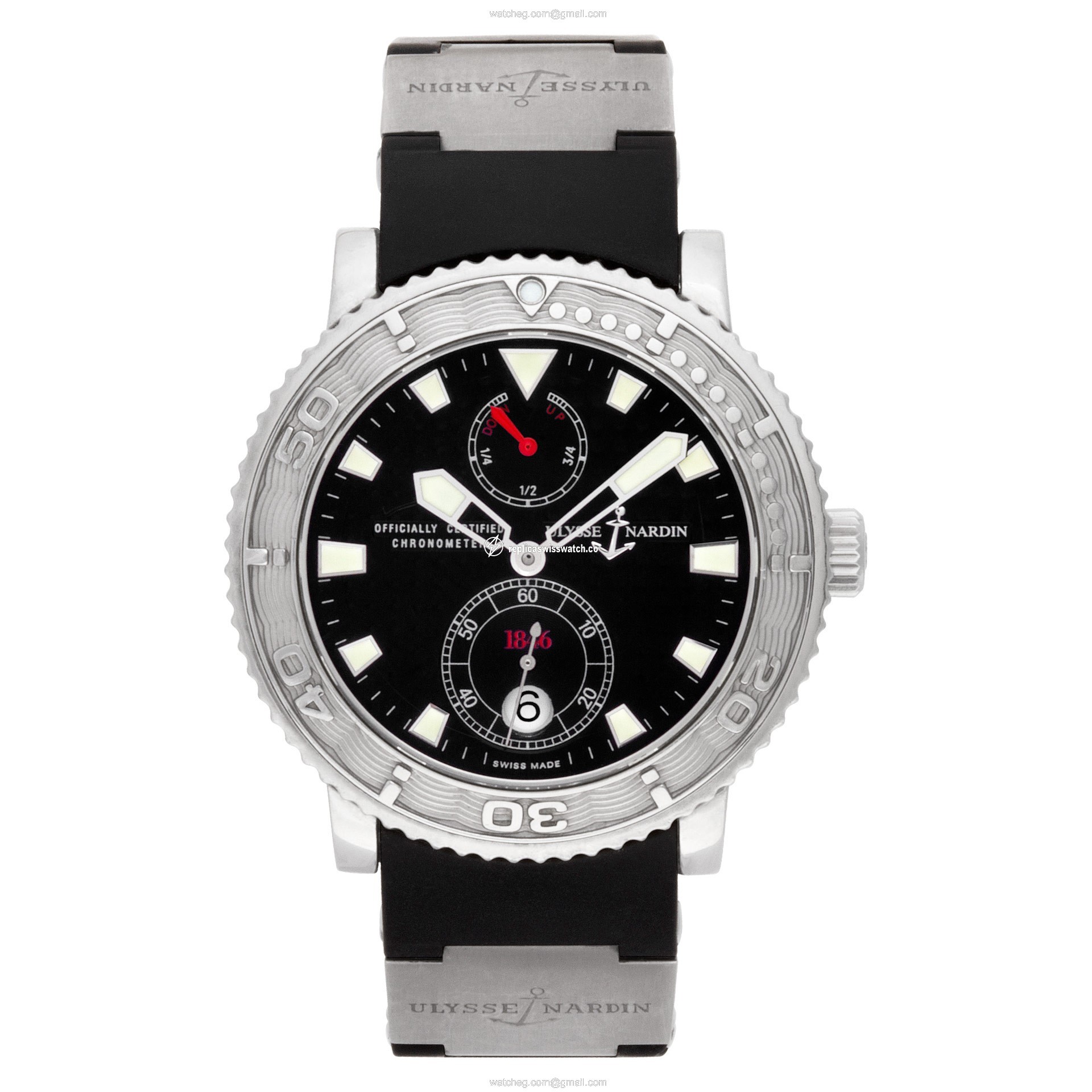 Ulysse Nardin 263-55 Marine Chronometer Automatic Male Stainless Steel Watches Ulysse Nardin 263-55 Marine Chronometer Automatic Male Stainless Steel Watches