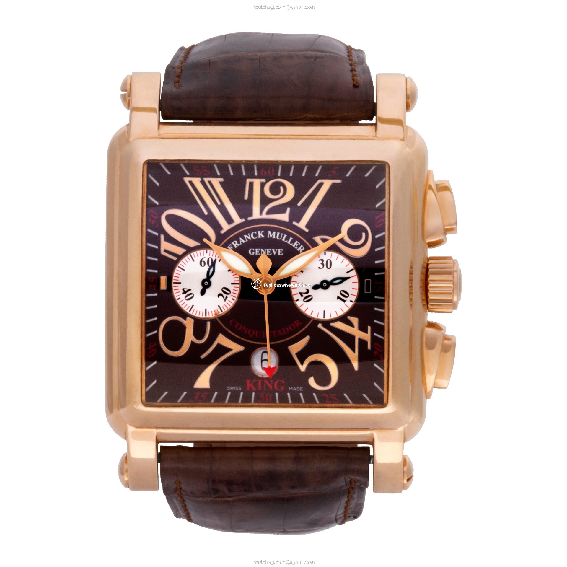Franck Muller 10000 K CC Conquistador Automatic Male 18k rose gold Watches Franck Muller 10000 K CC Conquistador Automatic Male 18k rose gold Watches