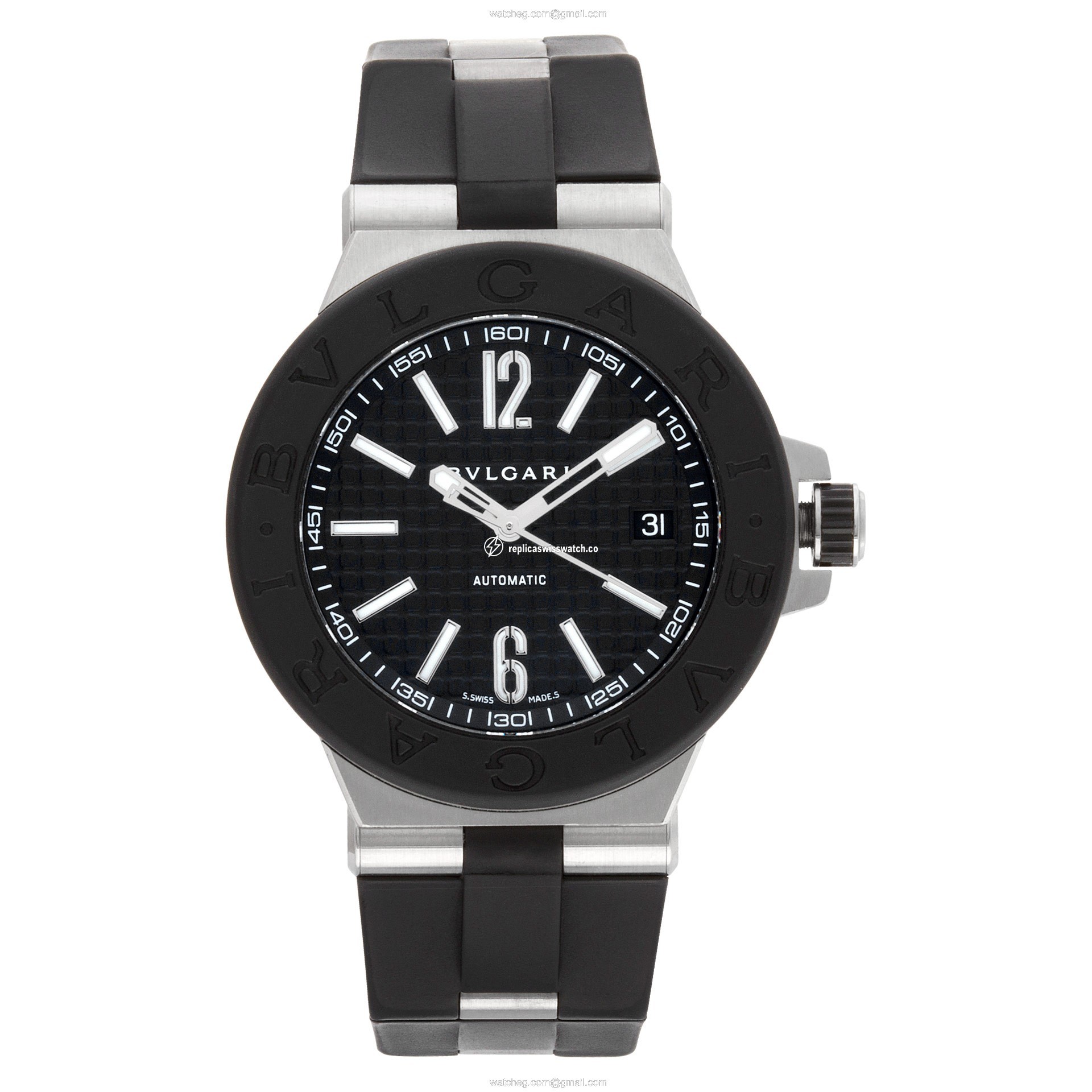 Bvlgari DG40SV Diagono Automatic Male Stainless Steel Watches Bvlgari DG40SV Diagono Automatic Male Stainless Steel Watches