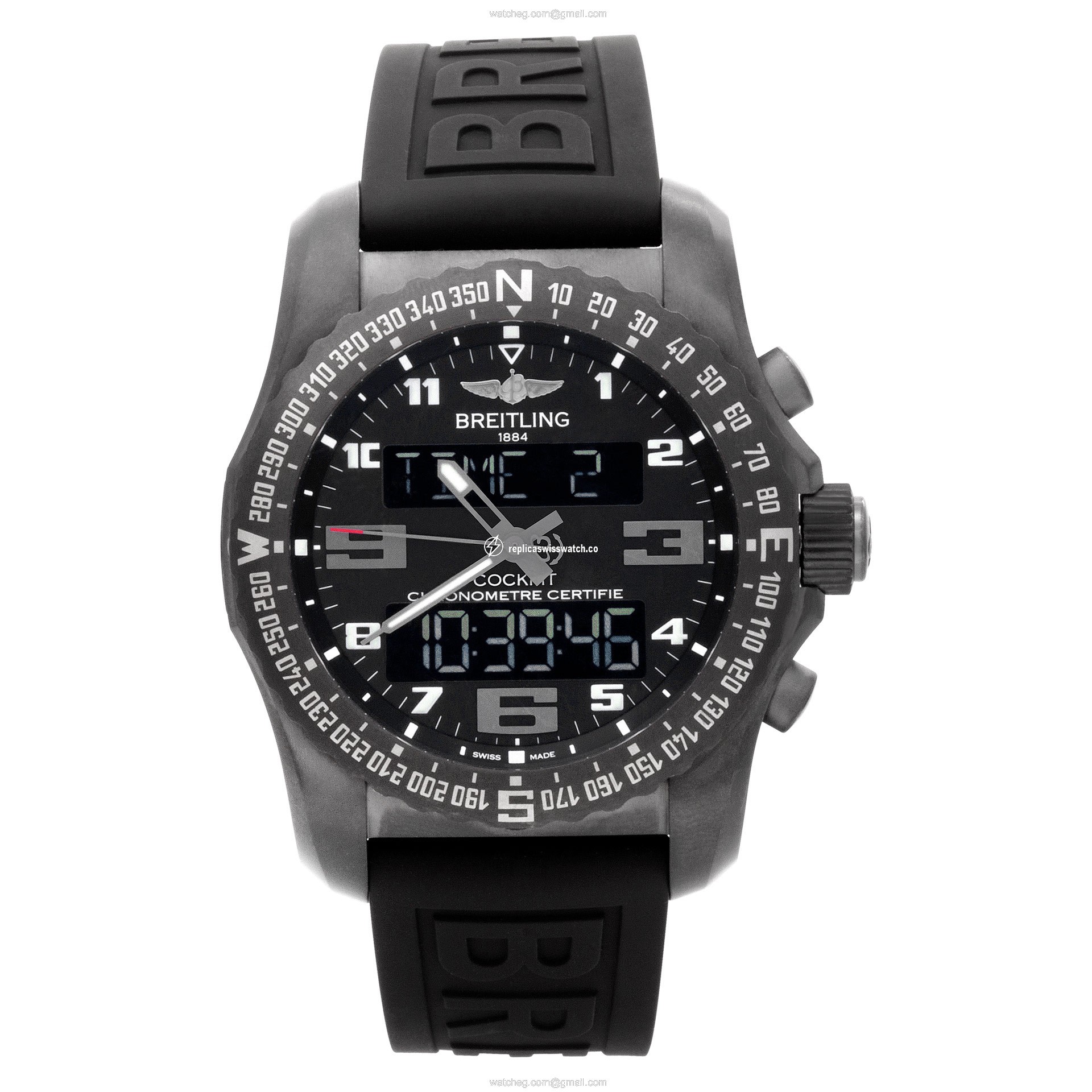 Breitling VB5010 Cockpit Quartz Male Titanium Watches Breitling VB5010 Cockpit Quartz Male Titanium Watches