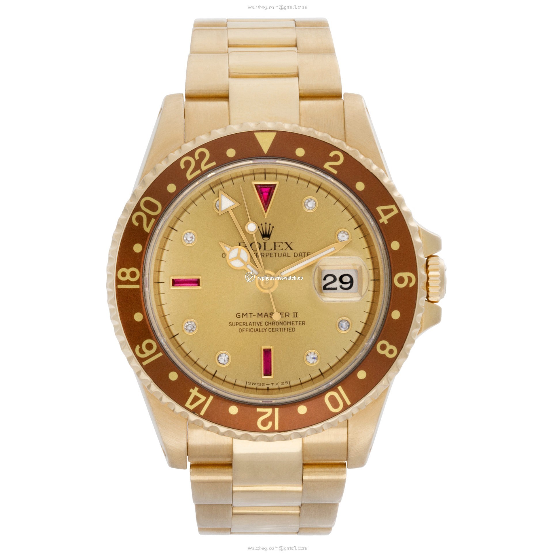 Rolex 16710 GMT-Master Automatic Male 18k yellow gold Watches Rolex 16710 GMT-Master Automatic Male 18k yellow gold Watches