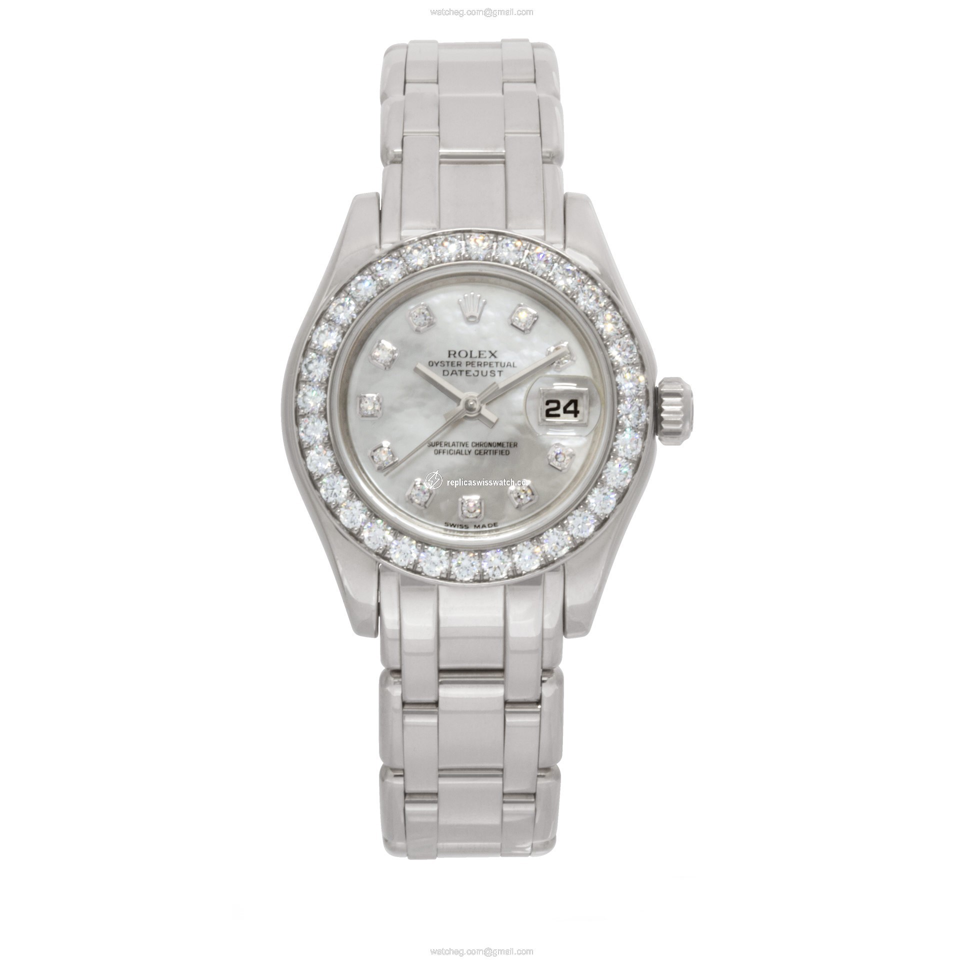 Rolex 80299 Pearlmaster Automatic Female 18k White Gold Watches Rolex 80299 Pearlmaster Automatic Female 18k White Gold Watches