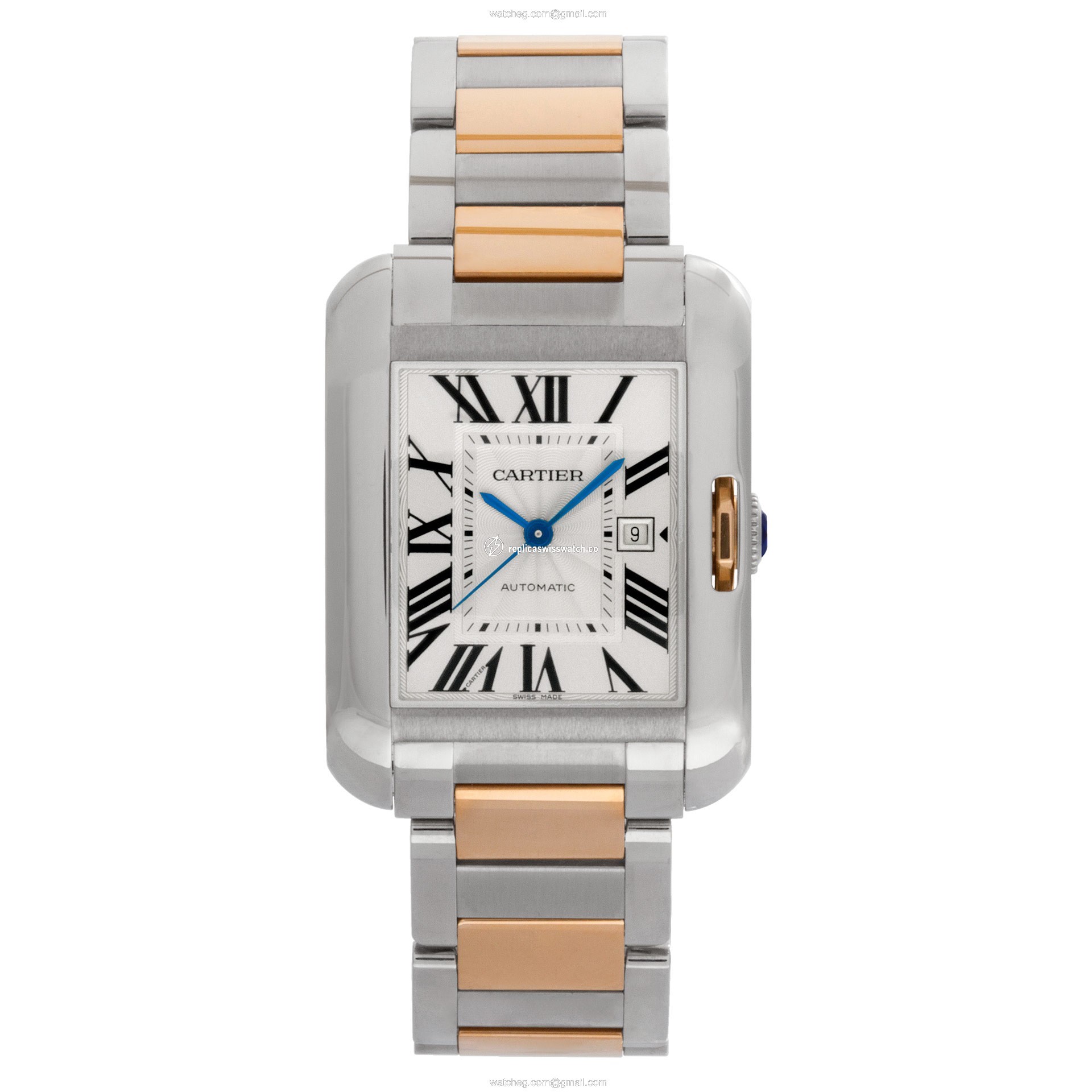 Cartier W5310047 Tank Anglaise XL Automatic Unisex 18k gold & Stainless Steel Watches Cartier W5310047 Tank Anglaise XL Automatic Unisex 18k gold & Stainless Steel Watches