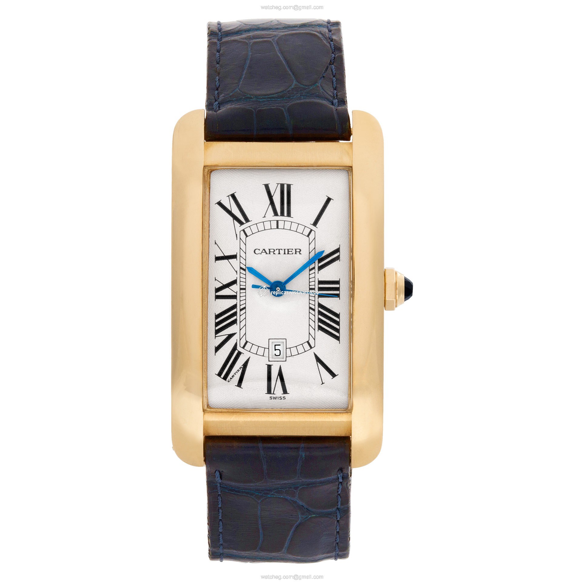 Cartier W5603156 Tank Americaine Automatic Male 18k yellow gold Watches Cartier W5603156 Tank Americaine Automatic Male 18k yellow gold Watches