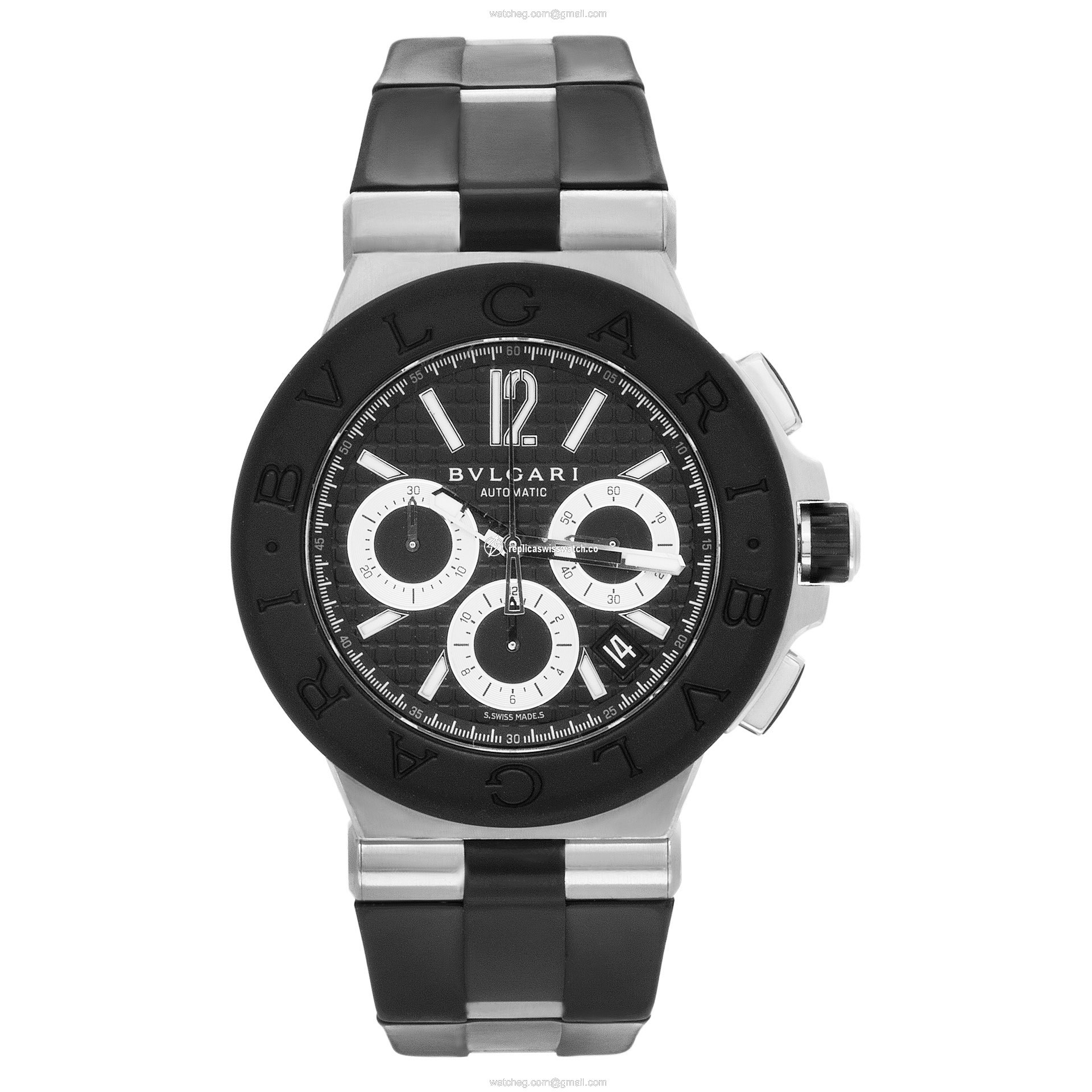 Bvlgari DG 42 SC CH Diagono Automatic Male Stainless Steel Watches Bvlgari DG 42 SC CH Diagono Automatic Male Stainless Steel Watches